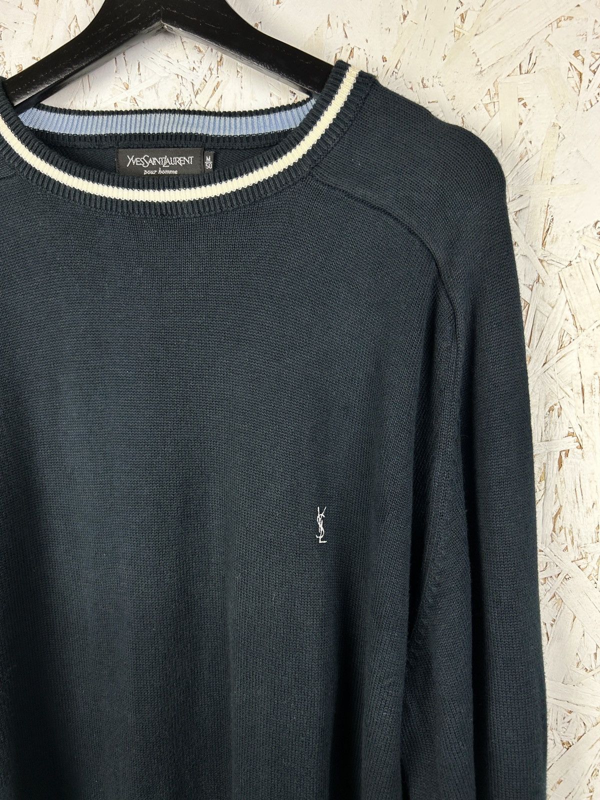 Yves Saint Laurent 90s Vintage Yves Saint Laurent YSL Knitwear Sweater XL Size US M / EU 48-50 / 2 - 2 Thumbnail
