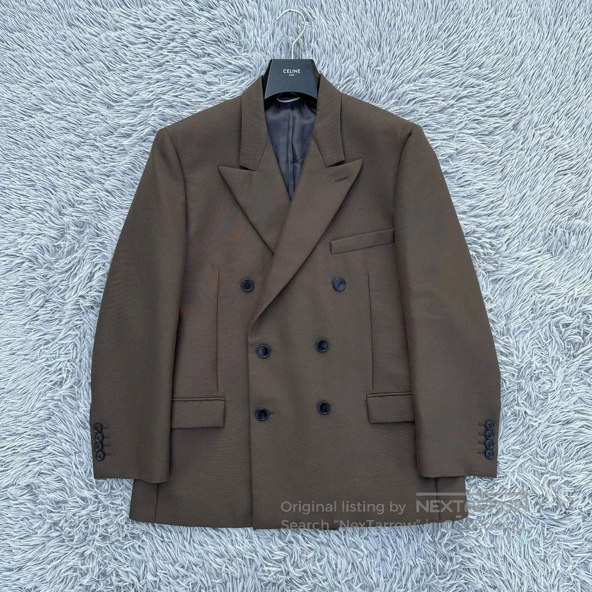 Dior Dior Khaki Double-Breasted Wool Coat. Size US M / EU 48-50 / 2 - 1 Thumbnail
