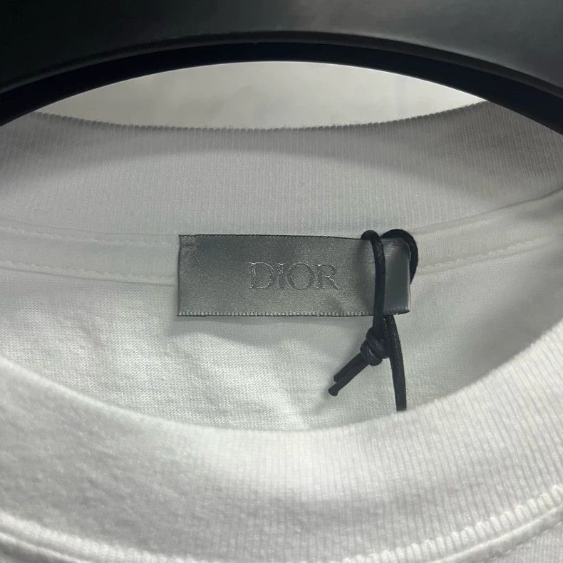 Dior Dior White Short Sleeve T-2505 Size US L / EU 52-54 / 3 - 2 Thumbnail
