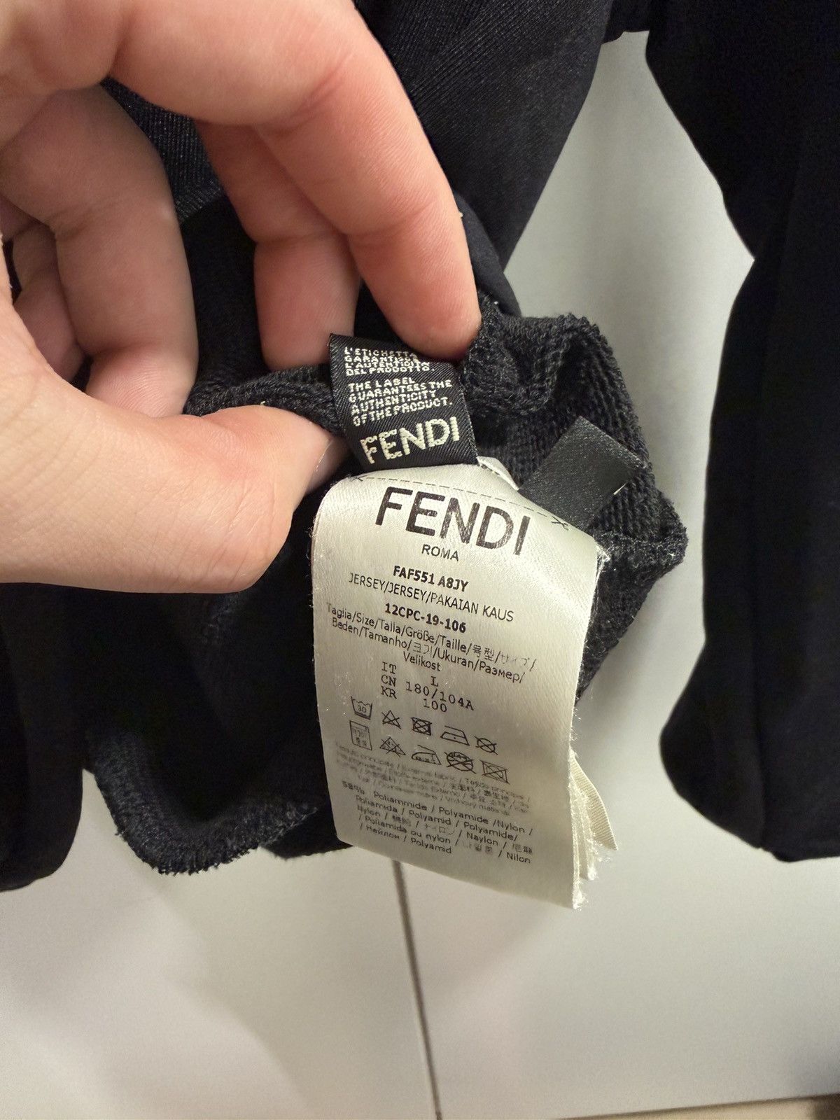 Fendi Fendi black hoodie Size US L / EU 52-54 / 3 - 5 Thumbnail