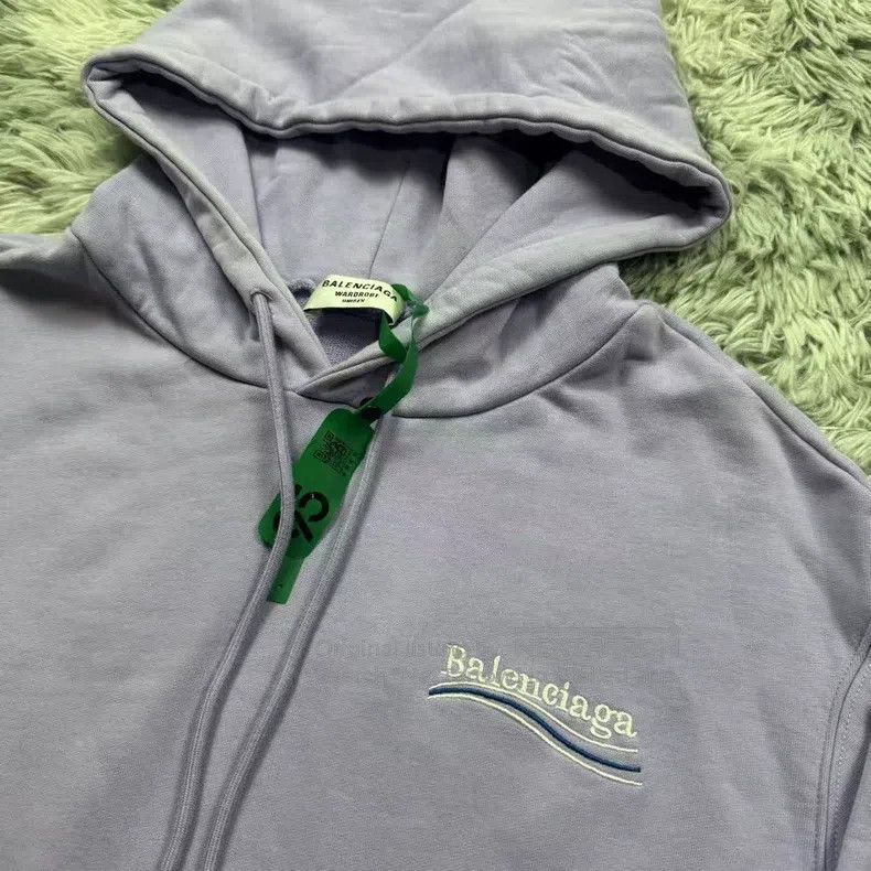 Balenciaga Balenciaga Lavender Purple Embroidery Coke Sweatshirt Size US L / EU 52-54 / 3 - 4 Thumbnail