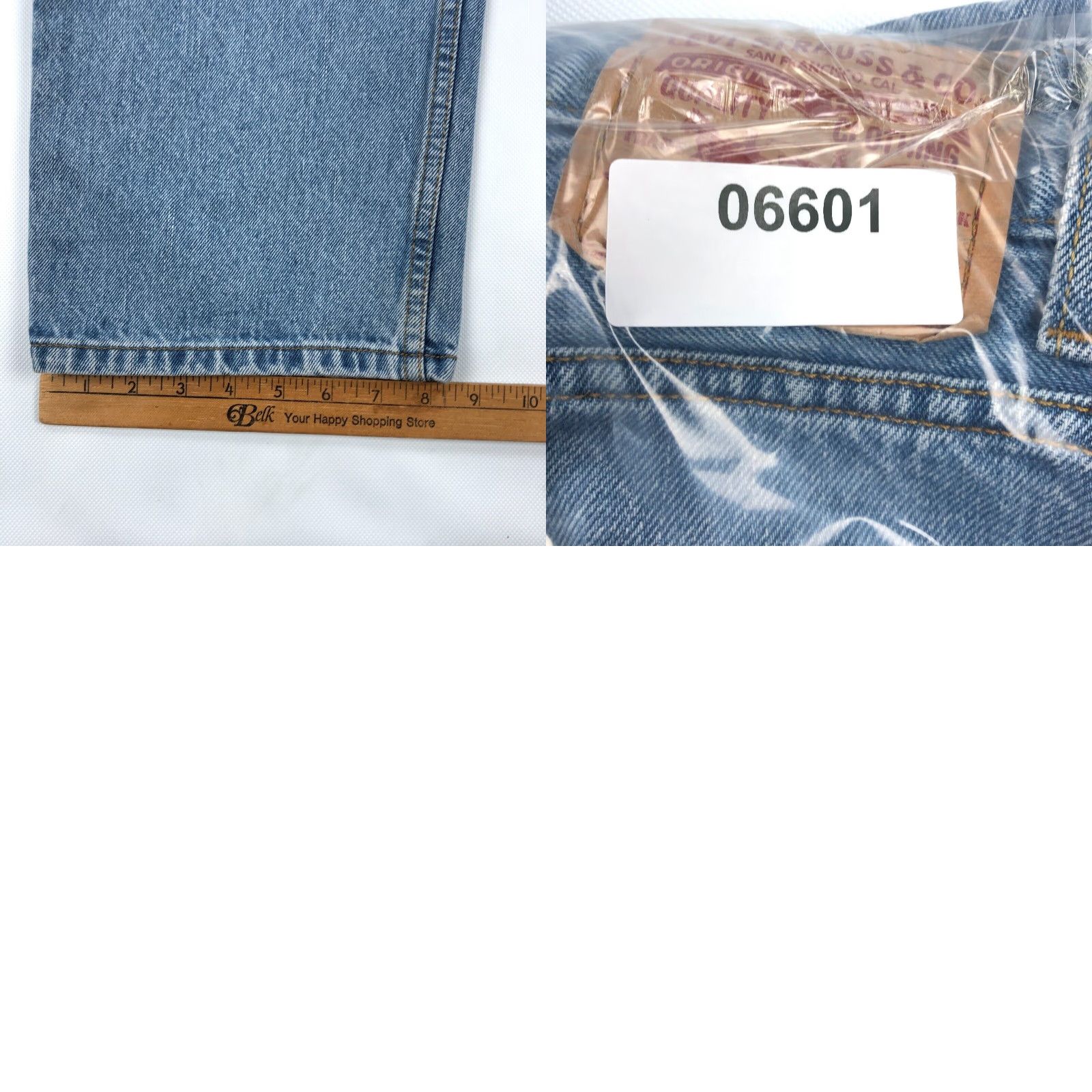 Levi's VINTAGE Levi's Jeans Mens 36x29 American Blue 505 Denim Cotton 5-Pocket Straight 90s USA Womens Men? Size US 36 / EU 52 - 9 Thumbnail