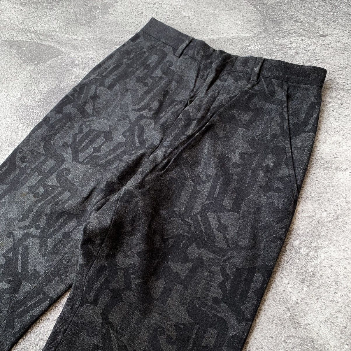 Versace × Versace Jeans Couture Versace Monogram Wool Pants Size US 28 / EU 44 - 4 Thumbnail