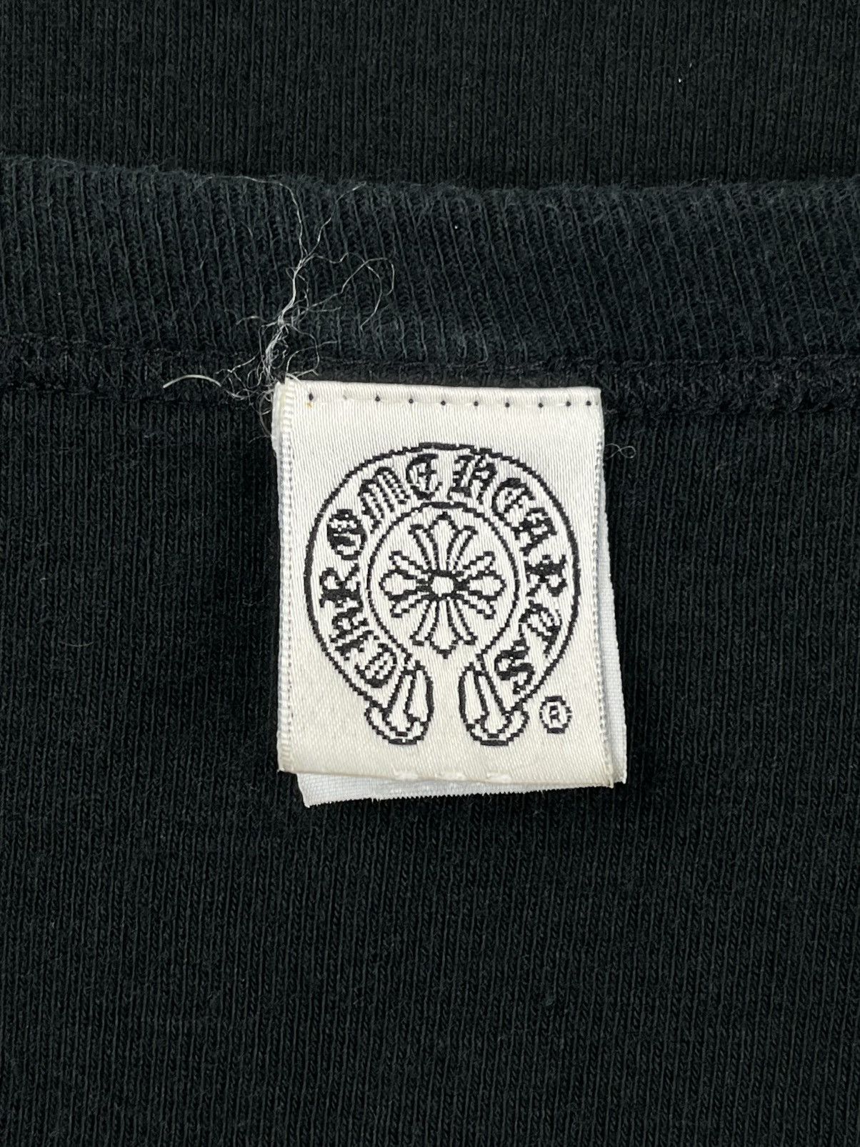 Chrome Hearts Chrome Hearts Floral Cross V Neck Tank Top Black Size ONE SIZE - 6 Thumbnail