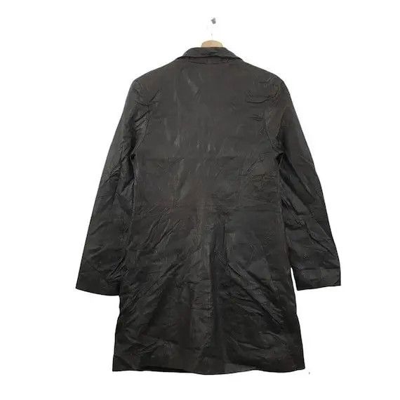 Other Vtg 80’ KIKKALLEGRA ITALY Leather Parka Trench Coat Jacket Size S / US 4 / IT 40 - 2 Thumbnail