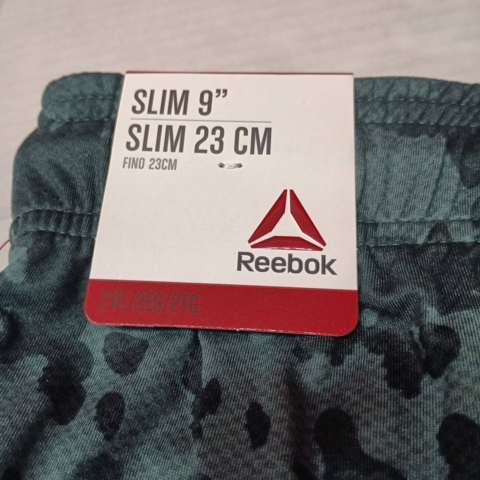 Reebok Reebok Men's 2XL Delta Core 9" Shorts Green Camo Slim Fit Size US 42 / EU 58 - 6 Thumbnail