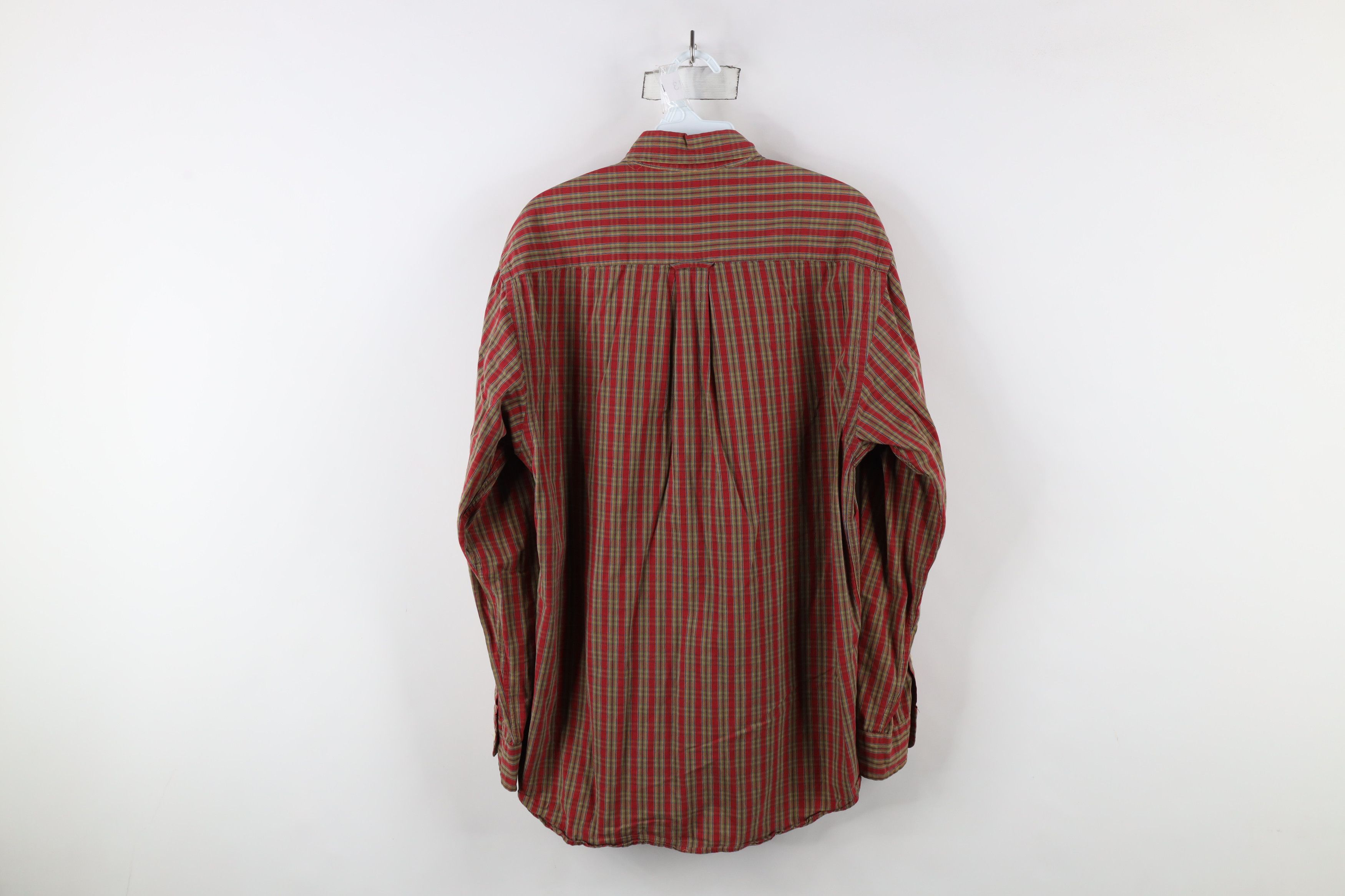 Nautica × Vintage Vintage 90s Nautica Collared Button Down Shirt Plaid Cotton Size US S / EU 44-46 / 1 - 11 Thumbnail