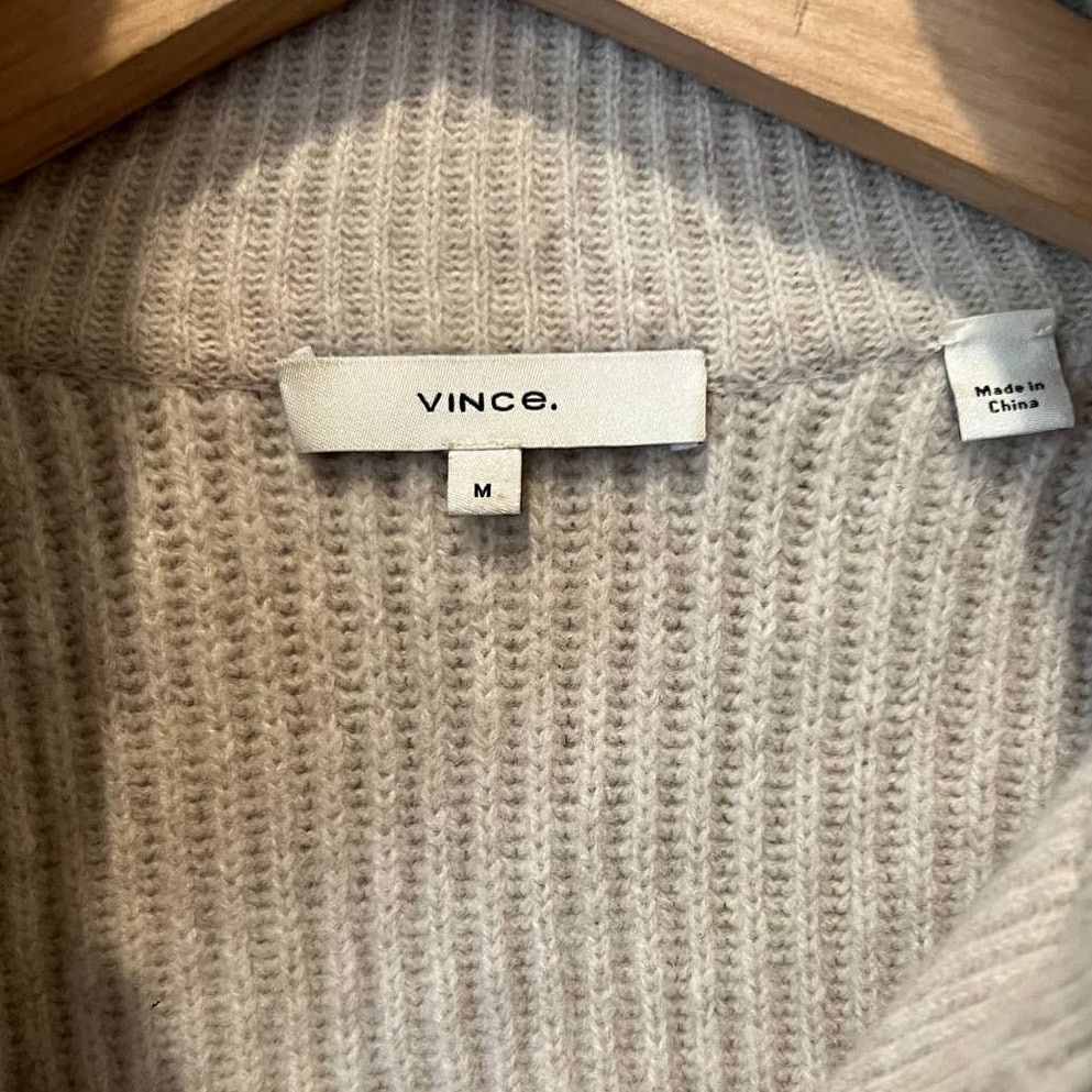 Vince Vince Ribbed Half Zip Sweater Size Medium Size M / US 6-8 / IT 42-44 - 9 Thumbnail