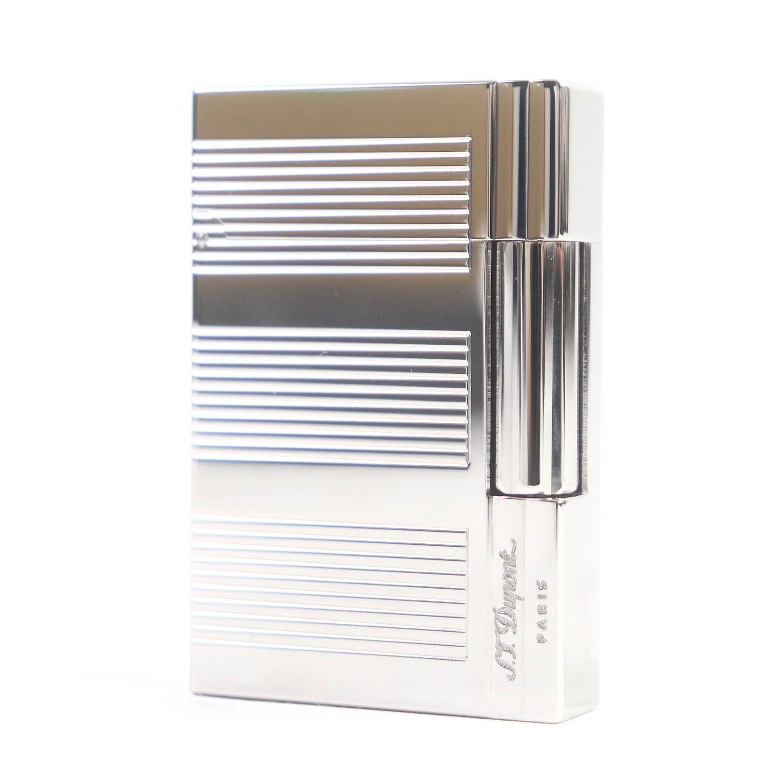 Other Other S.T. Dupont Striped Square Roller Lighter Precious Metal Lighter DUTY FREE for USA Size ONE SIZE - 1 Thumbnail