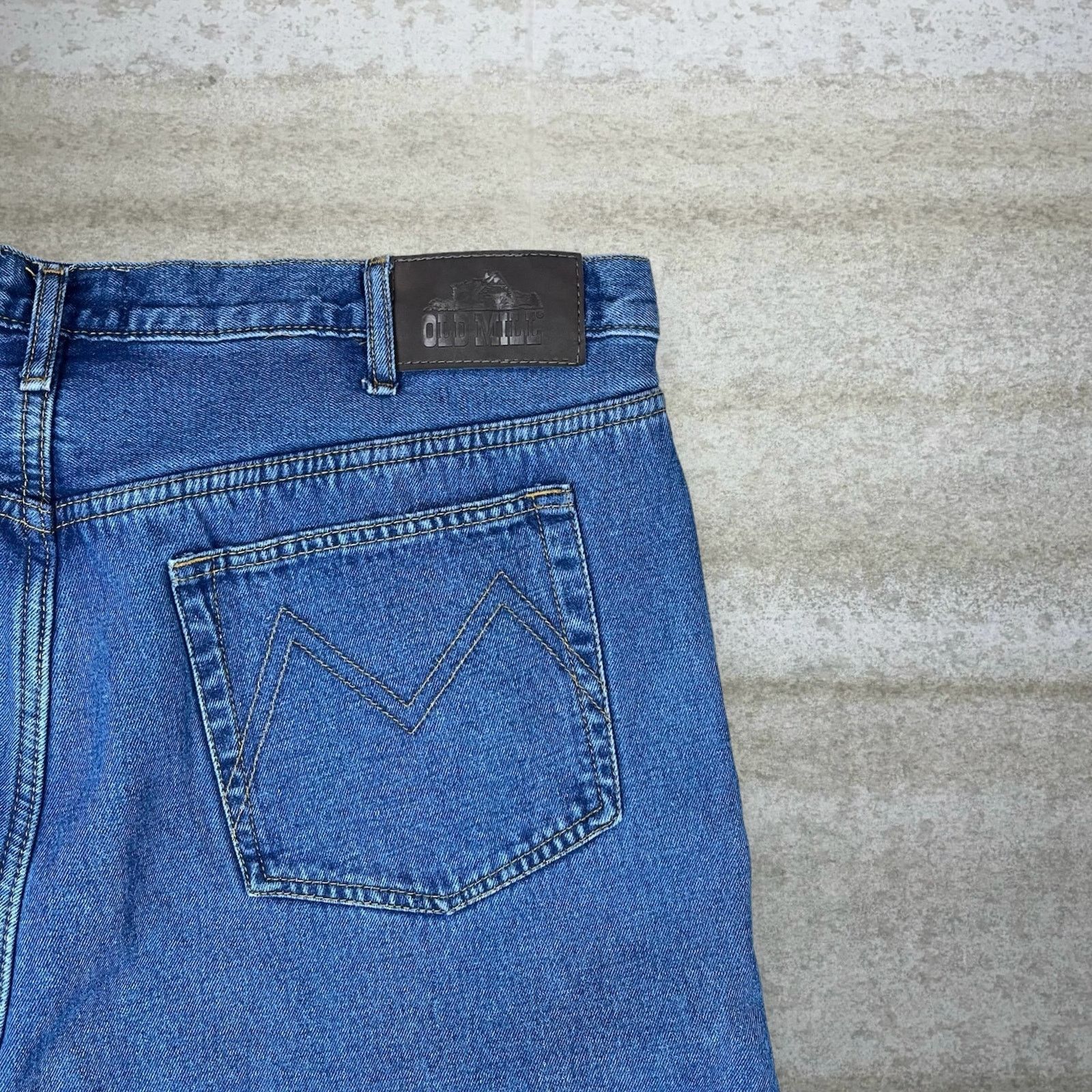 Vintage Vintage 90s Old Mill Jeans 42x30 Relaxed Medium Wash Size US 42 / EU 58 - 3 Thumbnail