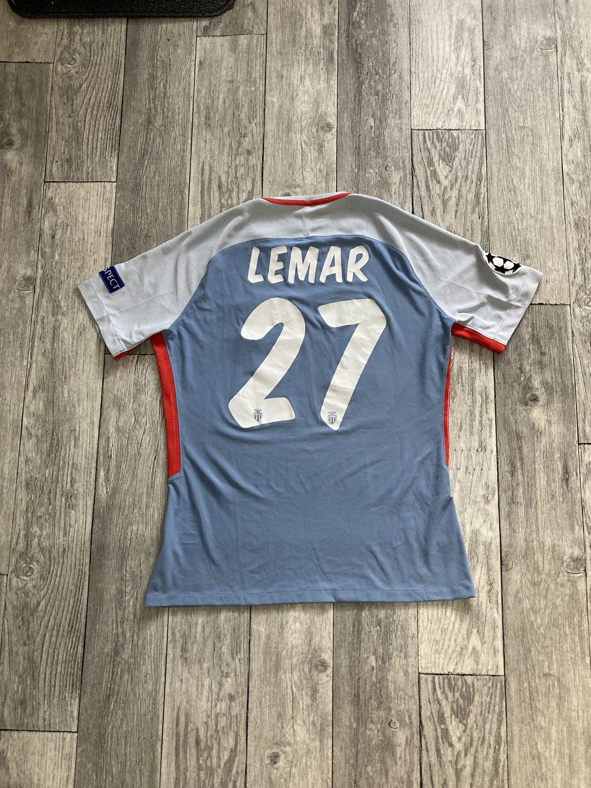 Nike Nike as Monaco player issue UCL soccer football jersey XL Size US XL / EU 56 / 4 - 4 Thumbnail