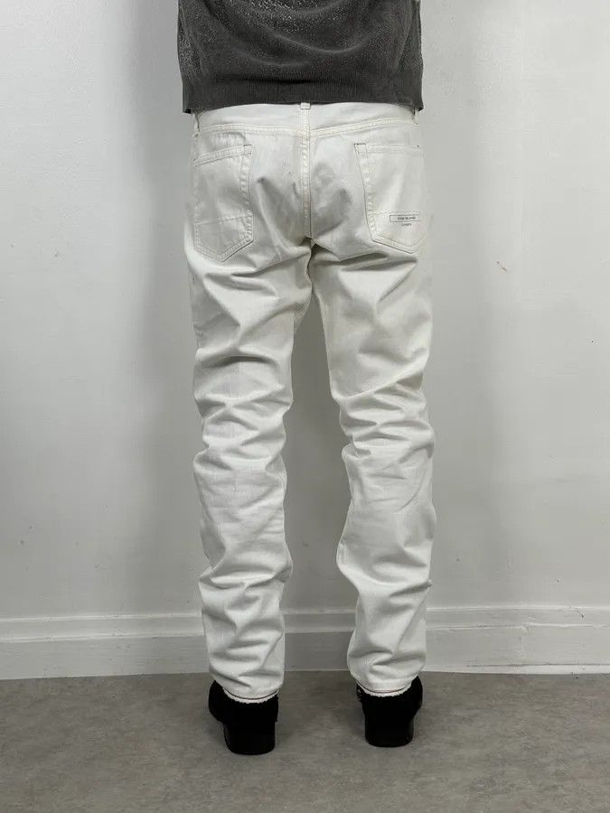 Stone Island Stone Island White Denim Jeans Size US 32 / EU 48 - 4 Thumbnail