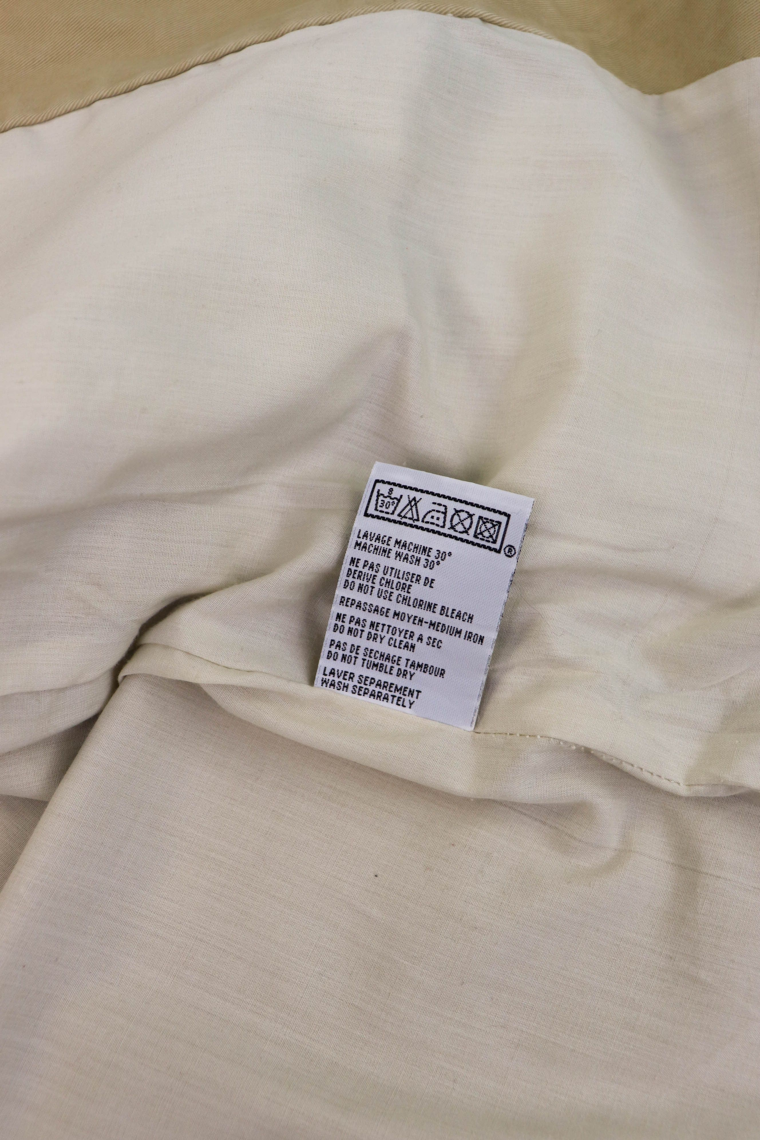 Chevignon CHEVIGNON Vintage Sand Beige Cotton Zip Jacket Size US M / EU 48-50 / 2 - 13 Thumbnail