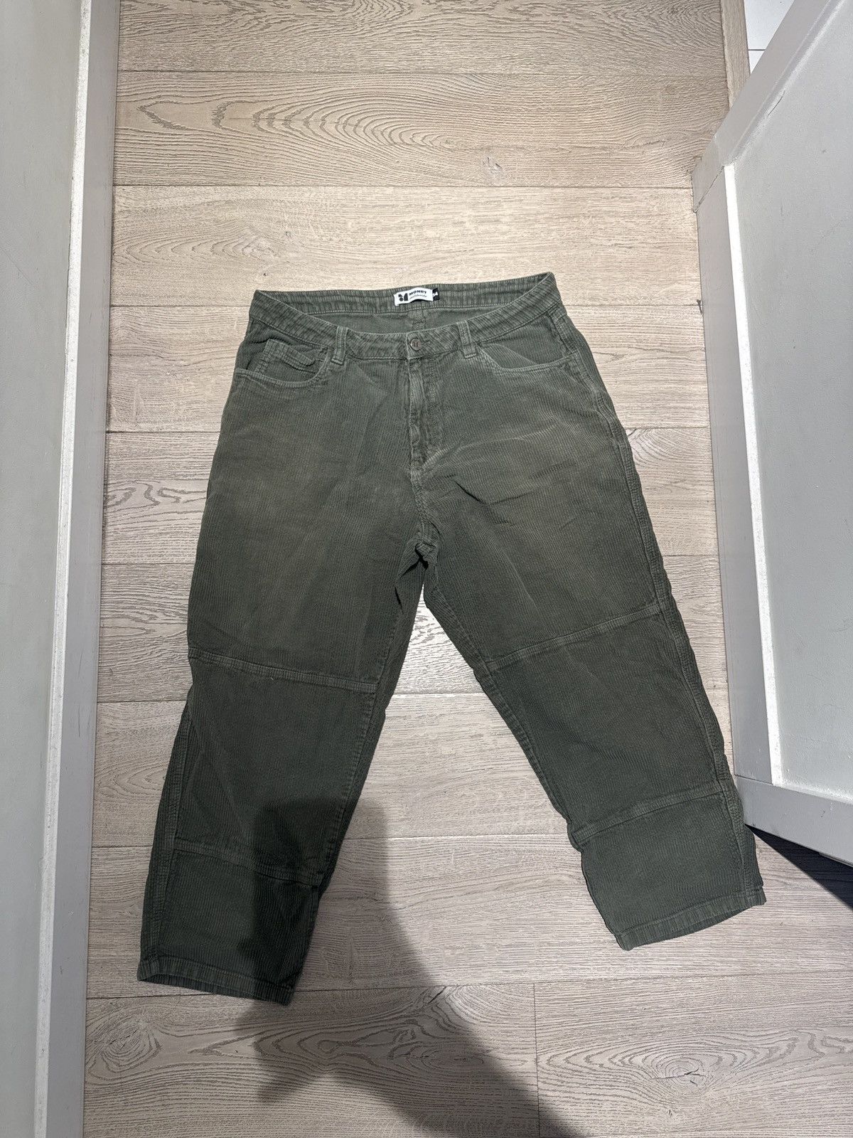Other Green Corduroy Baggy Pants Size US 34 / EU 50 - 1 Thumbnail