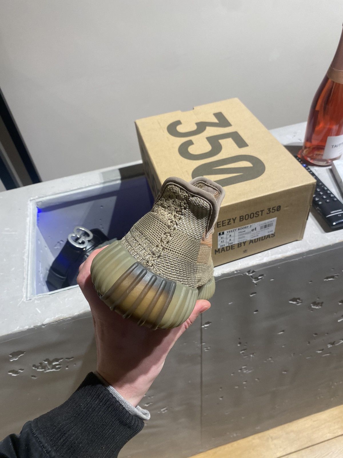 Adidas × Yeezy BNWT Adidas Yeezy 350 Boost Sand/Taupe Size US 8.5 / EU 41-42 - 3 Thumbnail
