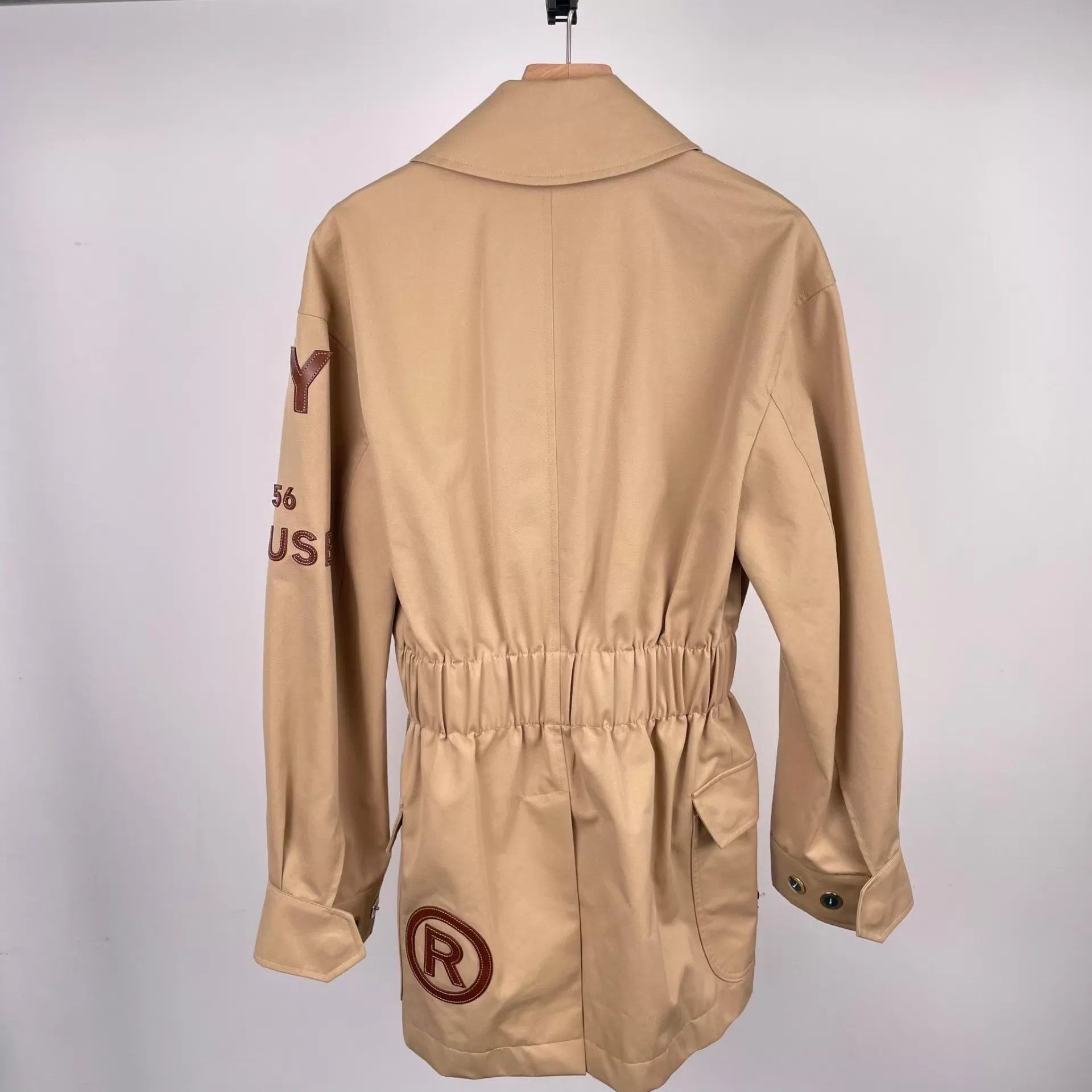Burberry BBR Waist-Tie Trench Coat Beige EU36 260406TXYZF02 Size XXS / US 00 / IT 34 - 2 Thumbnail