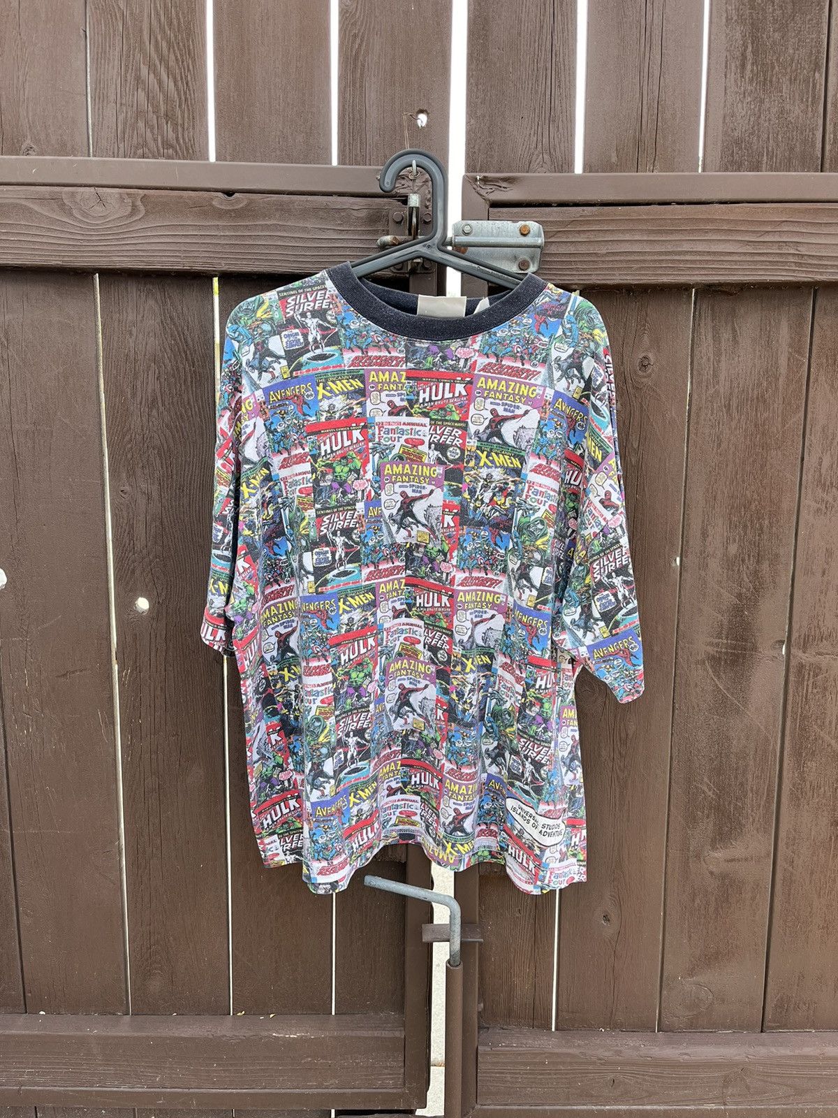 Vintage vintage all over print comic tee Size US XL / EU 56 / 4 - 1 Thumbnail
