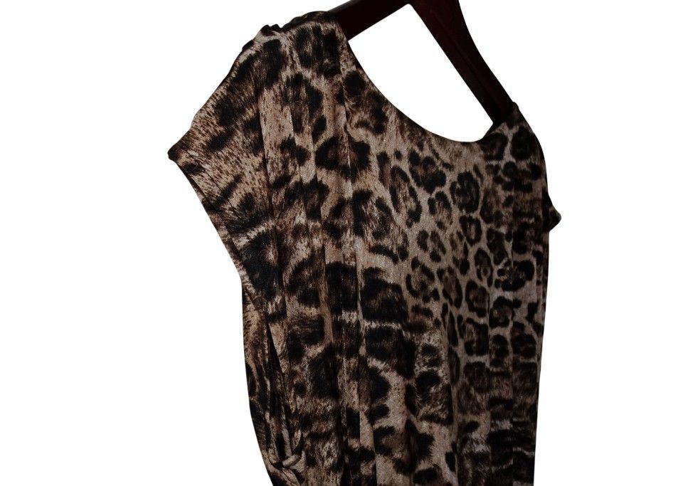 Roberto Cavalli Roberto Cavalli Leopard Print Snake Brooch Dress Size S / US 4 / IT 40 - 3 Thumbnail