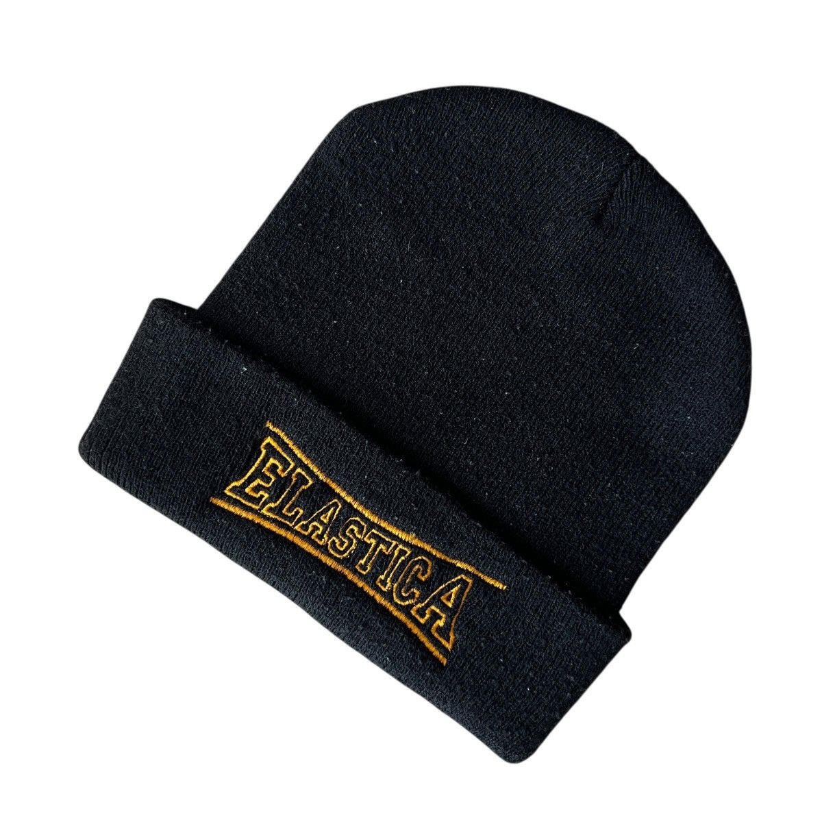 Other Vintage 90s ELASTICA Band Logo Beanie Size ONE SIZE - 1 Thumbnail