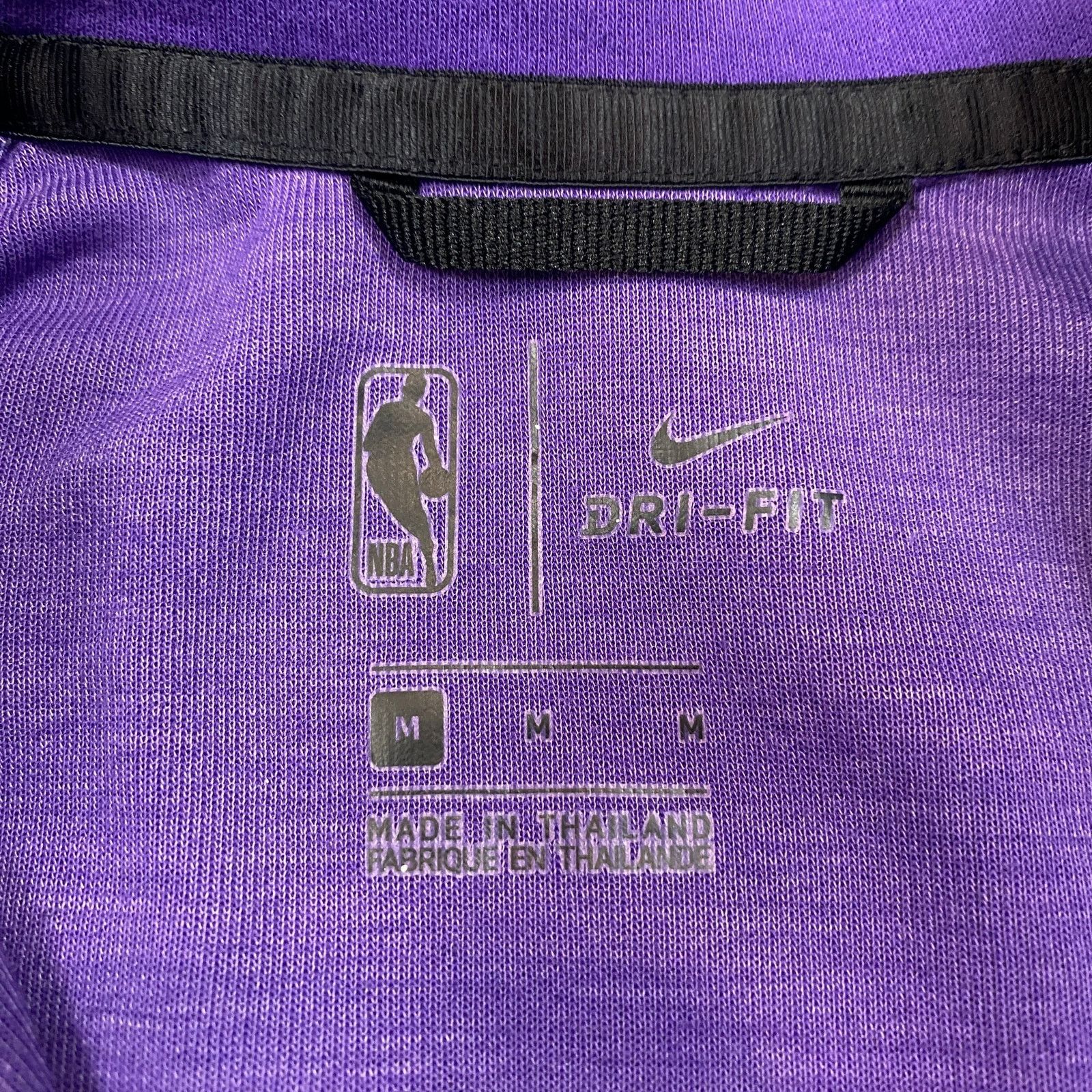 NBA × Nike Nike LA Lakers Showtime Performance Dri-Fit Zip Hoodie M Size US M / EU 48-50 / 2 - 4 Thumbnail