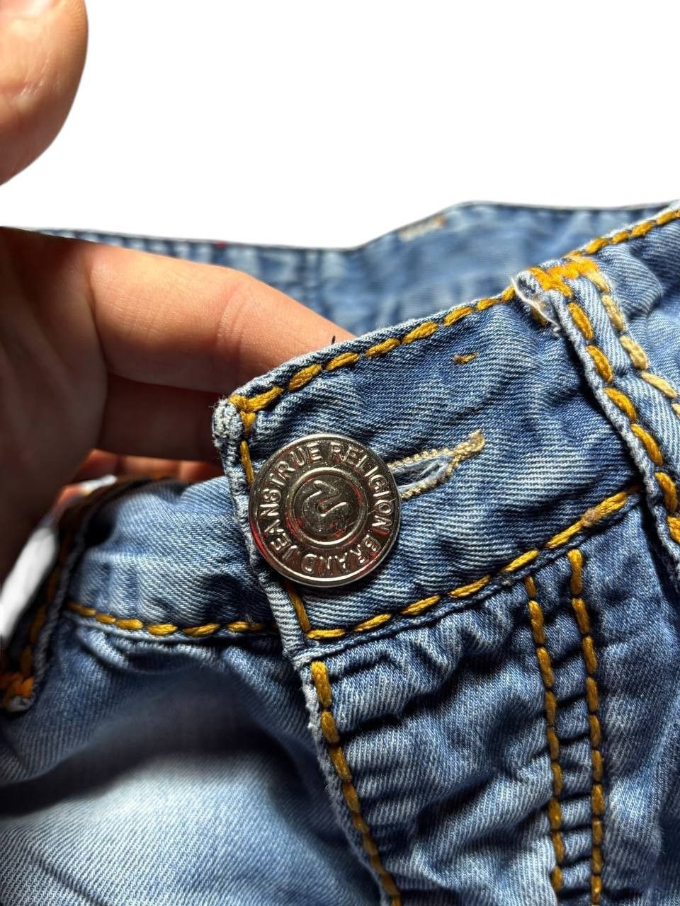 True Religion True Religion Billy Super T Denim Shorts sz W33 made in USA Size US 33 - 11 Thumbnail