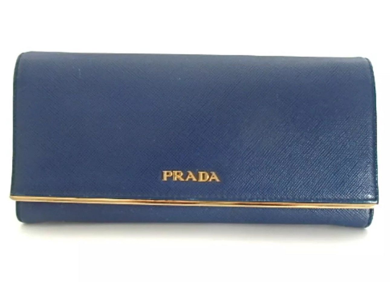 Prada Prada SAFIANO Leather in Blue Color In excellent condition Size ONE SIZE - 1 Thumbnail