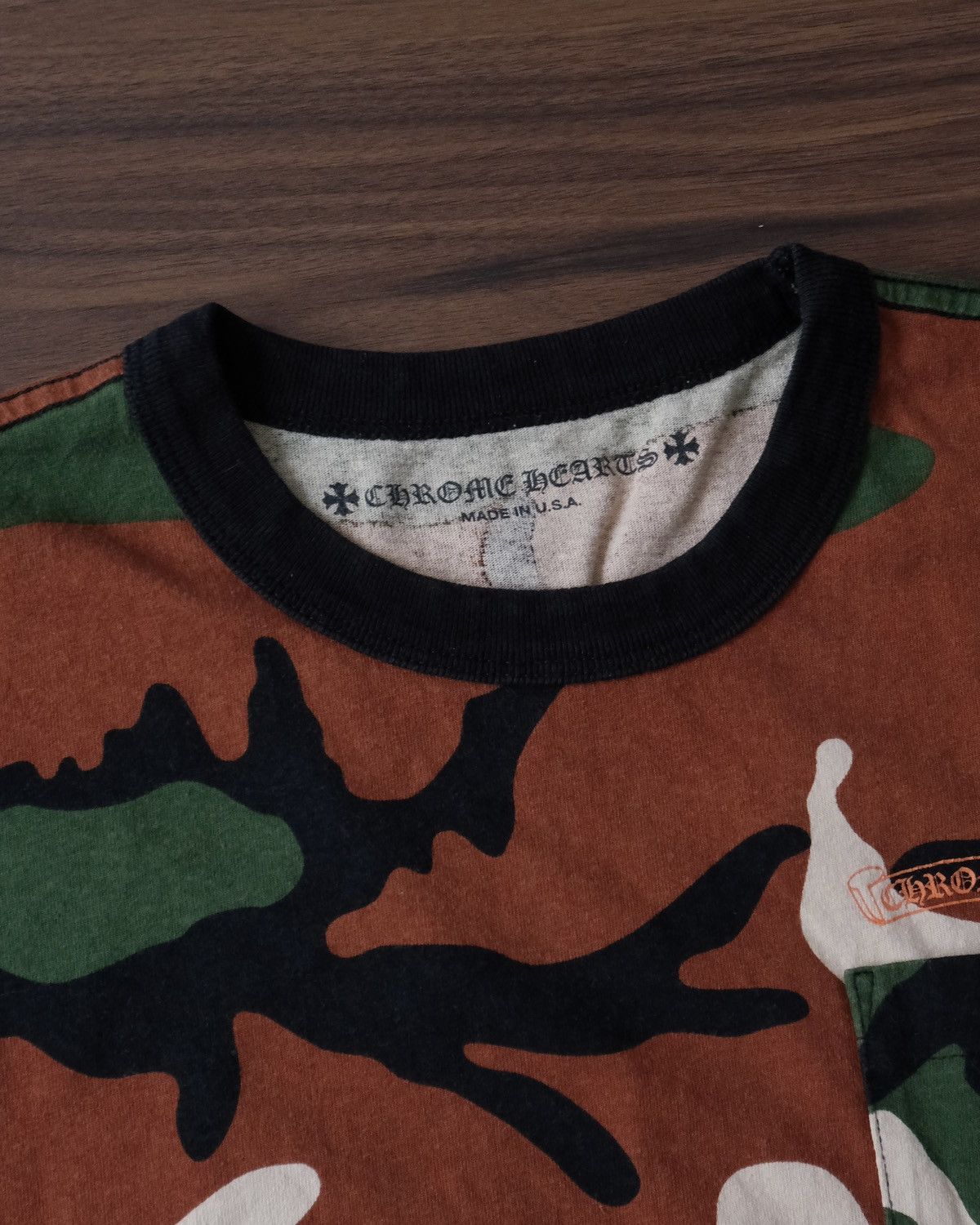 Chrome Hearts Chrome Hearts Matty Boy Camo Caution Long Sleeve Size Large Size US L / EU 52-54 / 3 - 9 Thumbnail
