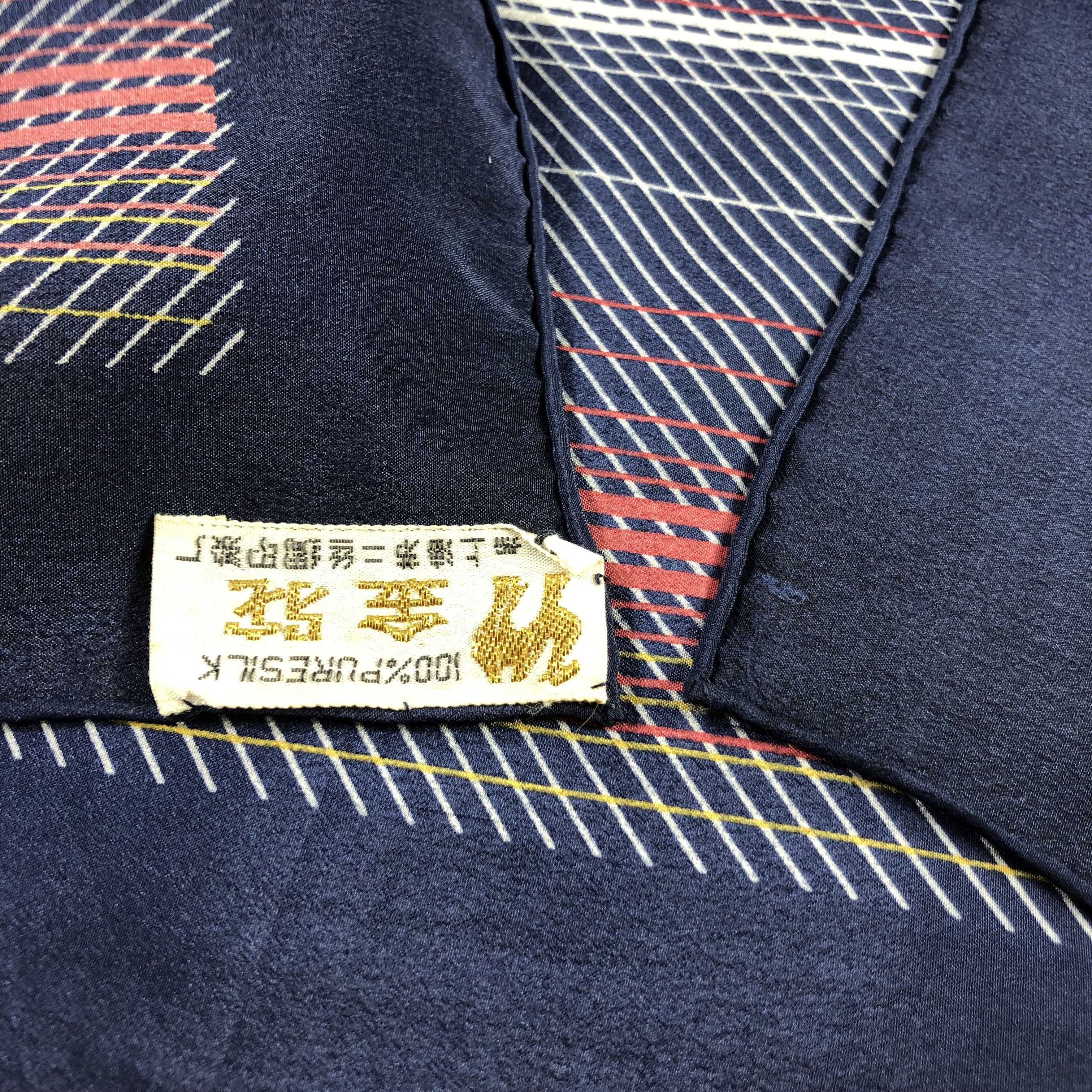 Vintage Golden Camel Hand Rolled Silk Scarf M876 Size ONE SIZE - 3 Thumbnail
