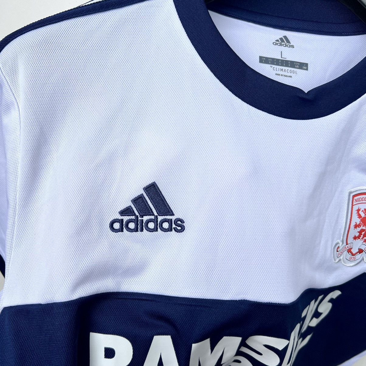 Adidas MIDDLESBROUGH soccer JERSEY FOOTBALL SHIRT 2017 2018 ADIDAS Size US L / EU 52-54 / 3 - 4 Thumbnail