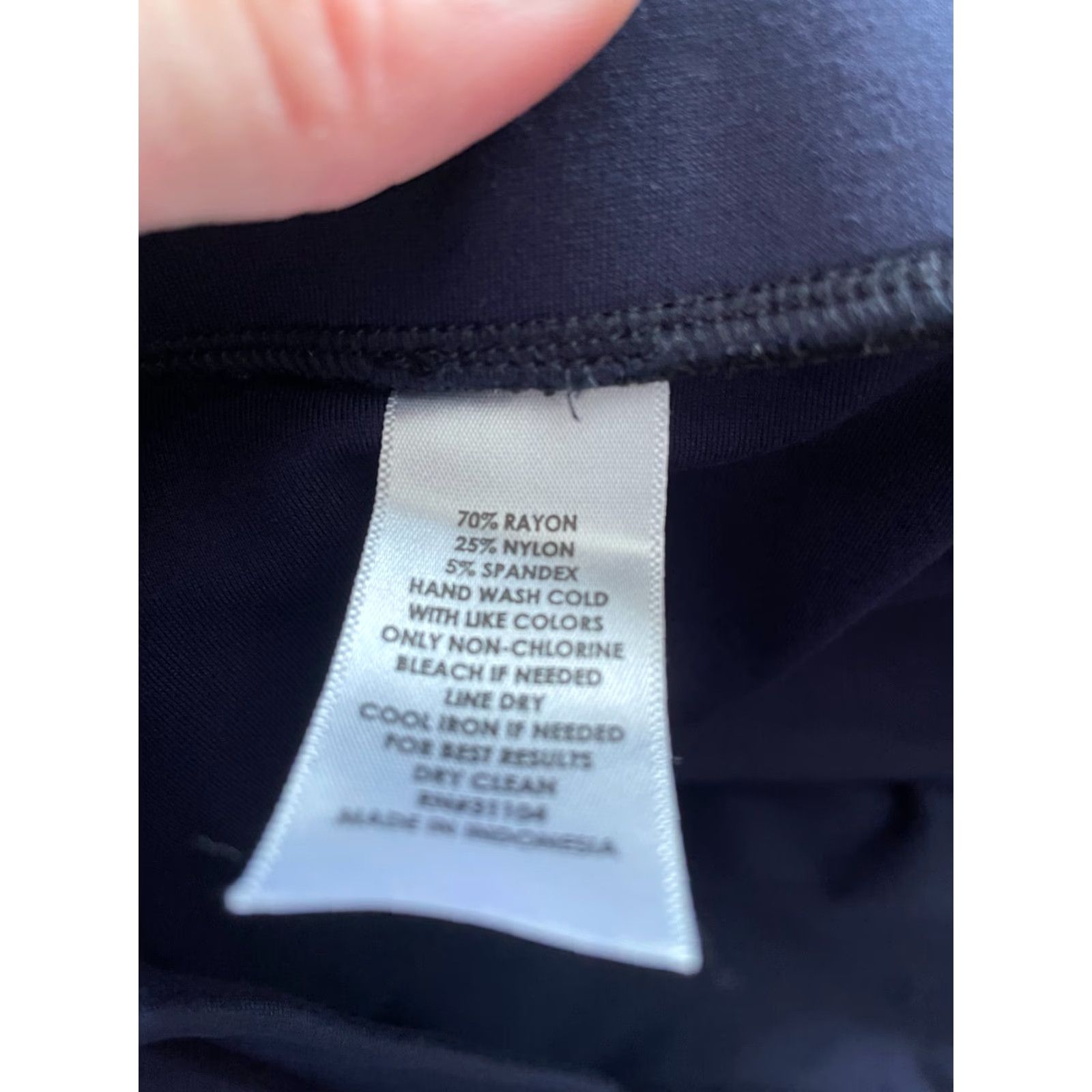 Vintage Crown & Ivy Women Blue Casual Pants L Blue Size 36" / US 14 / IT 50 - 4 Thumbnail