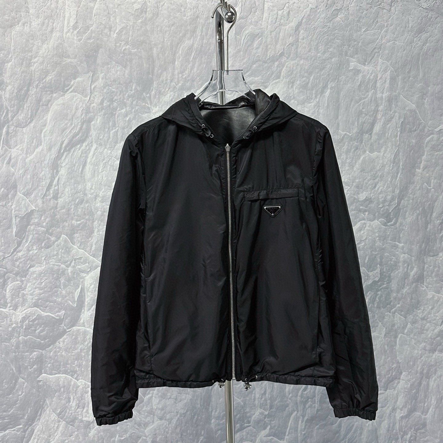 Prada Prada Double-Sided Sheepskin Hooded Zip Jacket Size US M / EU 48-50 / 2 - 3 Thumbnail