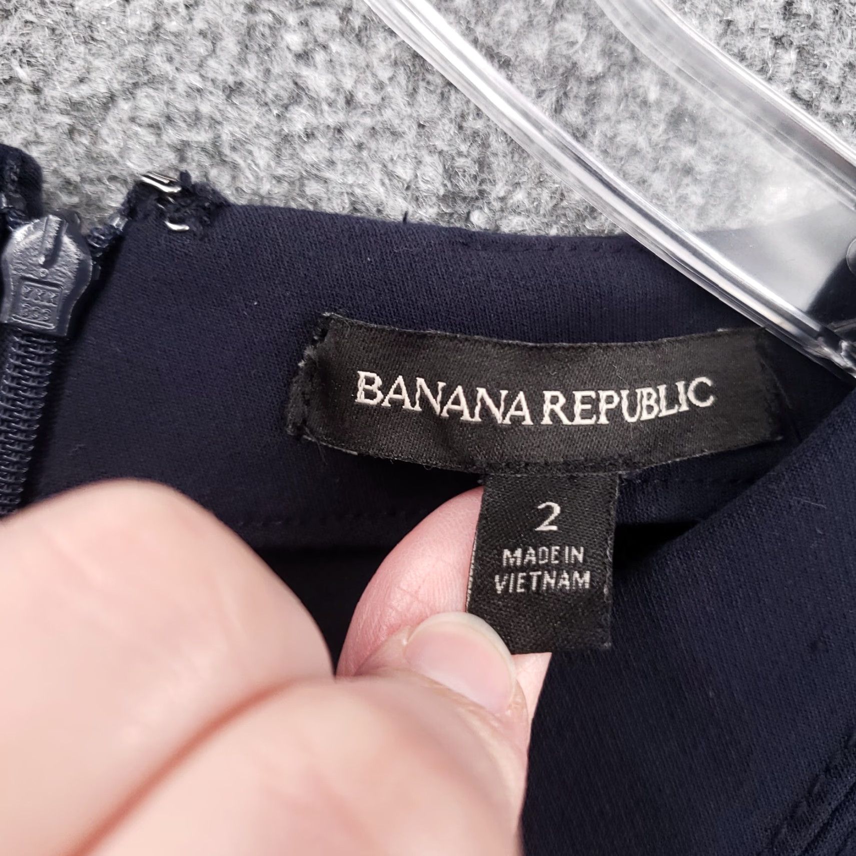 Banana Republic Banana Republic Dress Womens 2 Blue Mini Fit & Flare Short Sleeve A-Line Dress Blue 2 Banana Republic Womens Dress Size 26" / US 2 / IT 38 - 7 Thumbnail