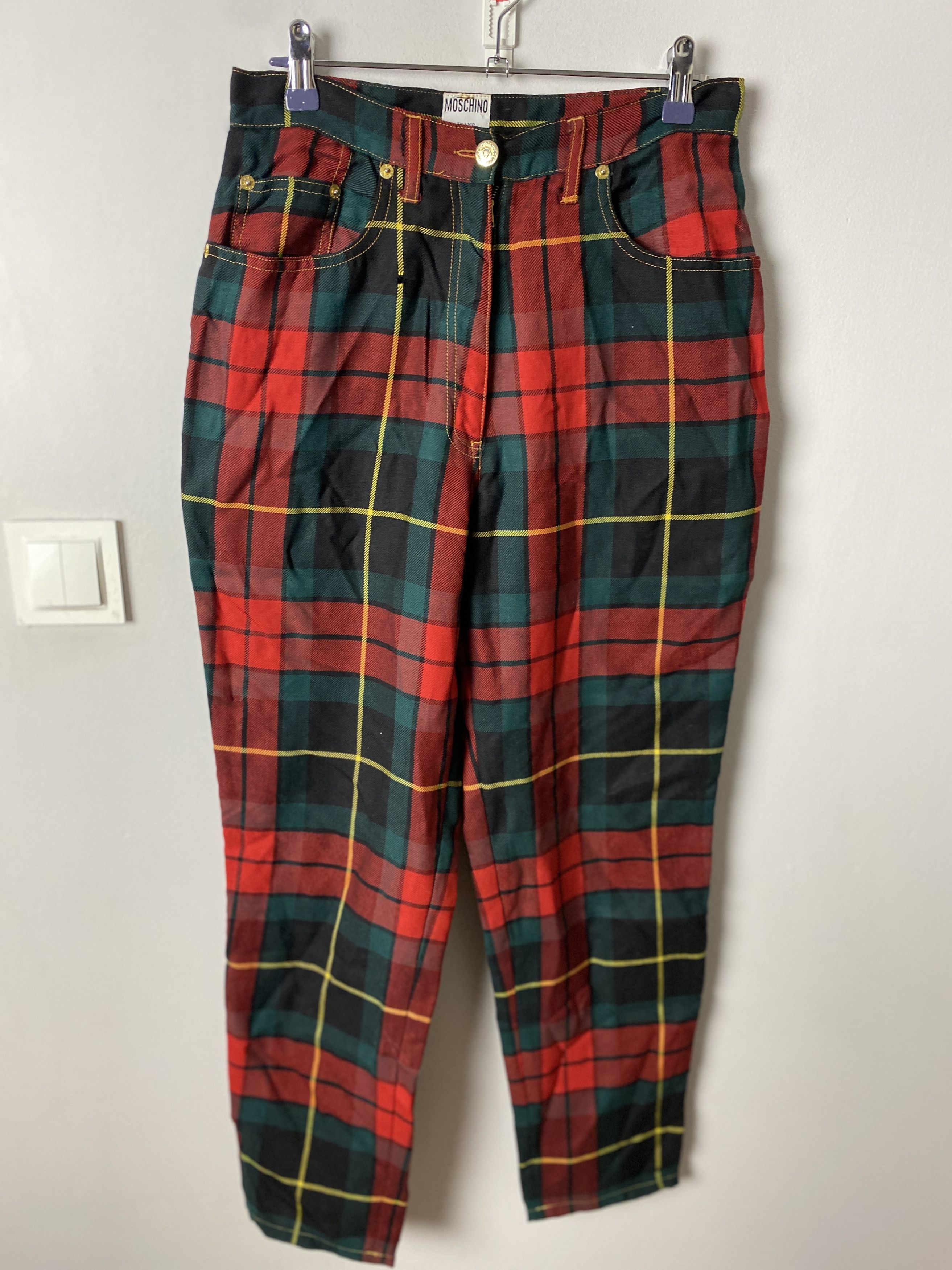 パンツ 90s KENZO Wool Check Pants Kenzo KENZO Wool Pant | Grailed