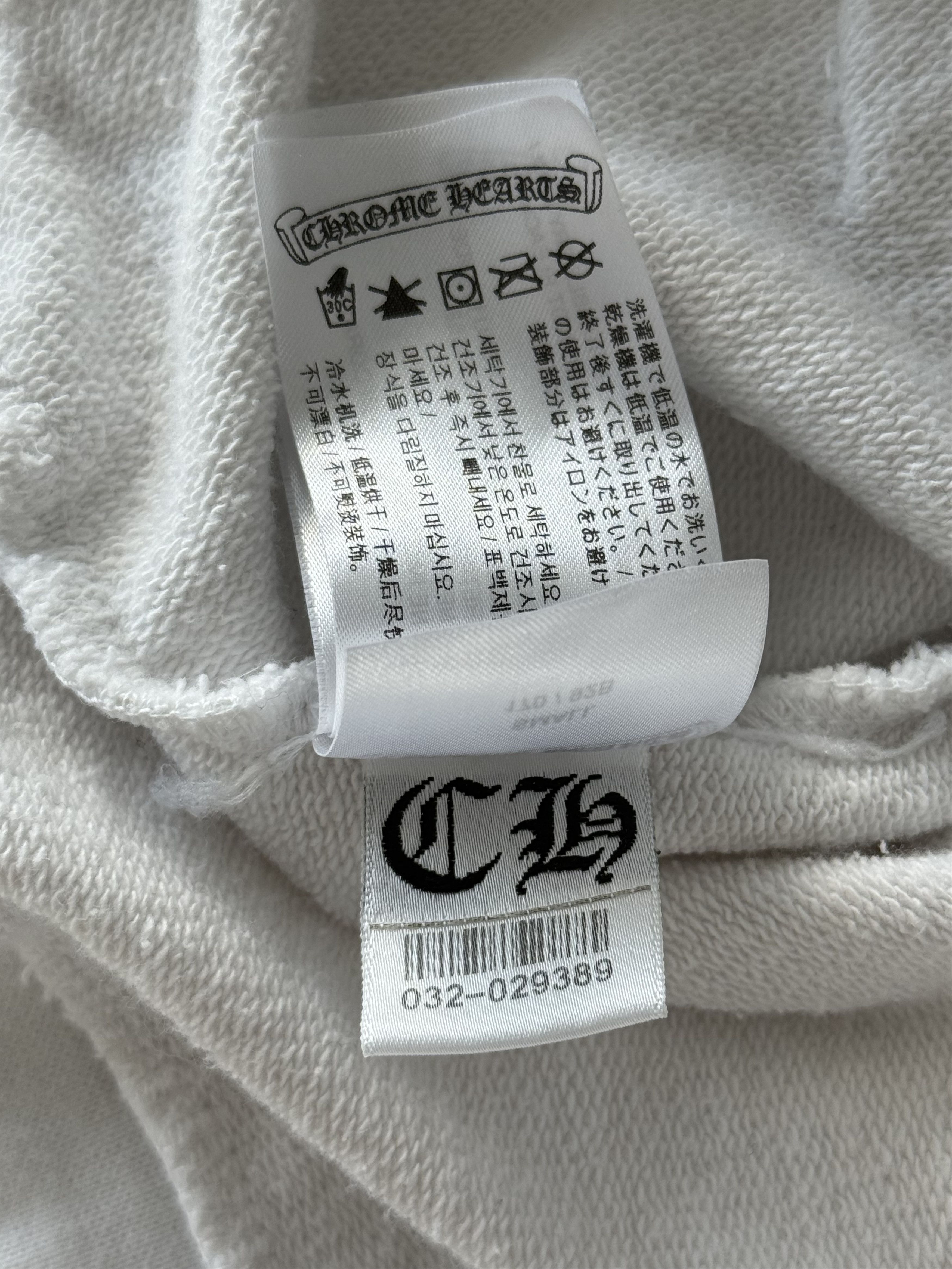 Chrome Hearts White & Black Cross Jacquard Horseshoe Logo Zip Up Hoodie Size US S / EU 44-46 / 1 - 7 Thumbnail