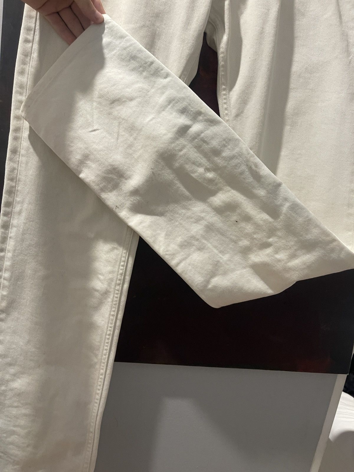 Maison Margiela Maison Margiela White jeans Size US 33 - 4 Thumbnail