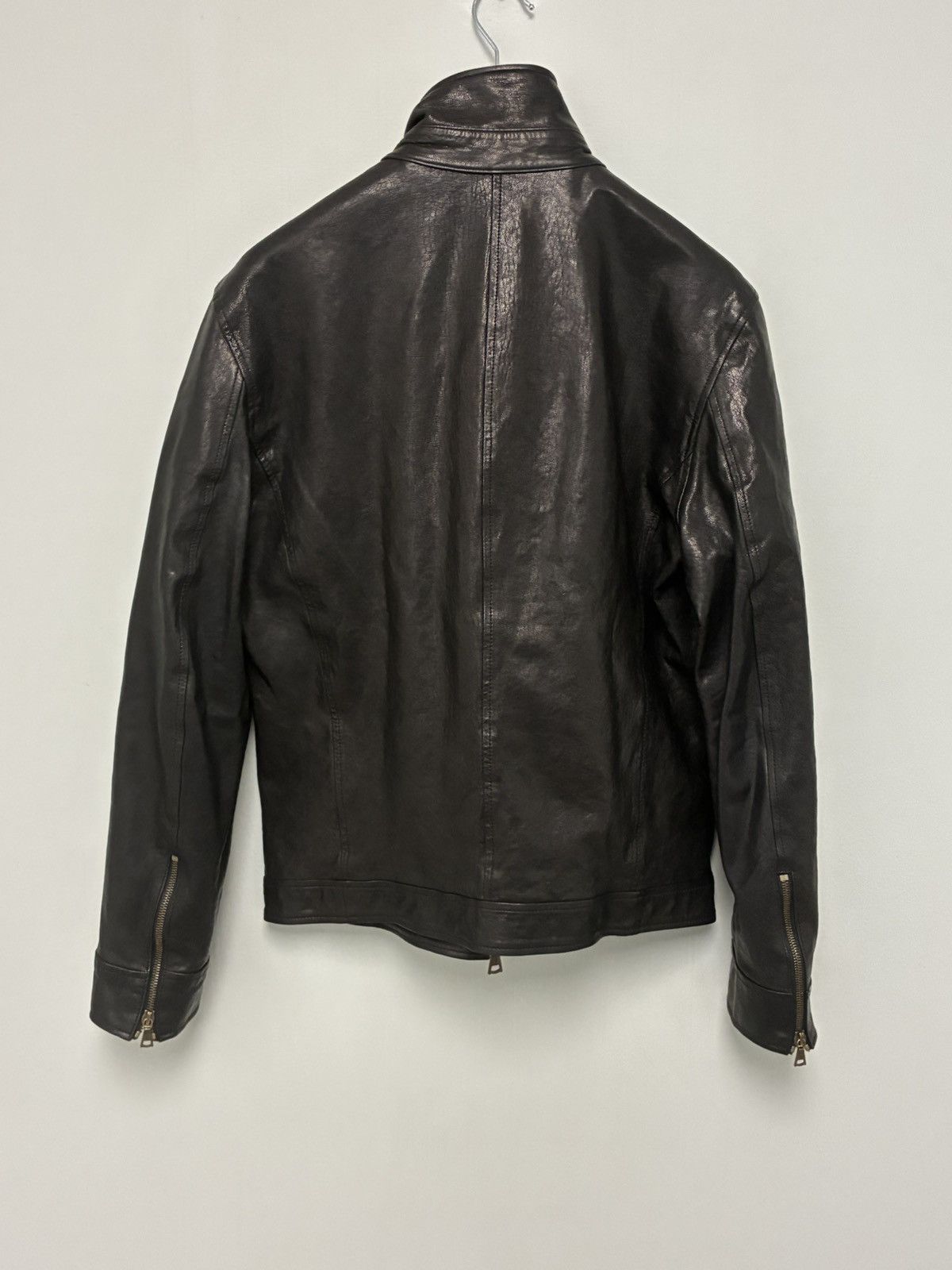 John Varvatos York Leather Jacket. size EU 48 USA 38 Size US M / EU 48-50 / 2 - 19 Thumbnail
