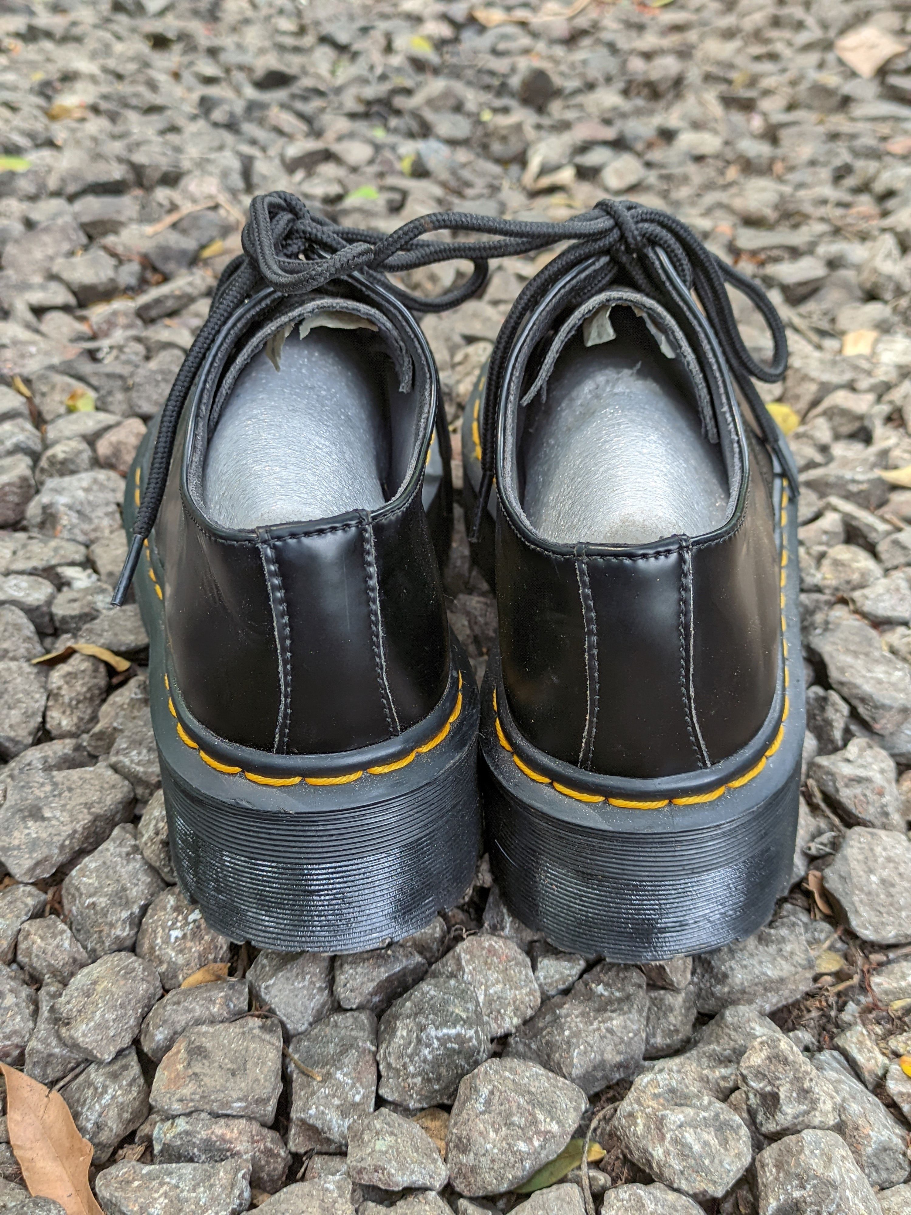 Dr. Martens Dr. Martens 1461 Docmart Quad Black Smooth MIE Size US 8 / EU 41 - 4 Thumbnail