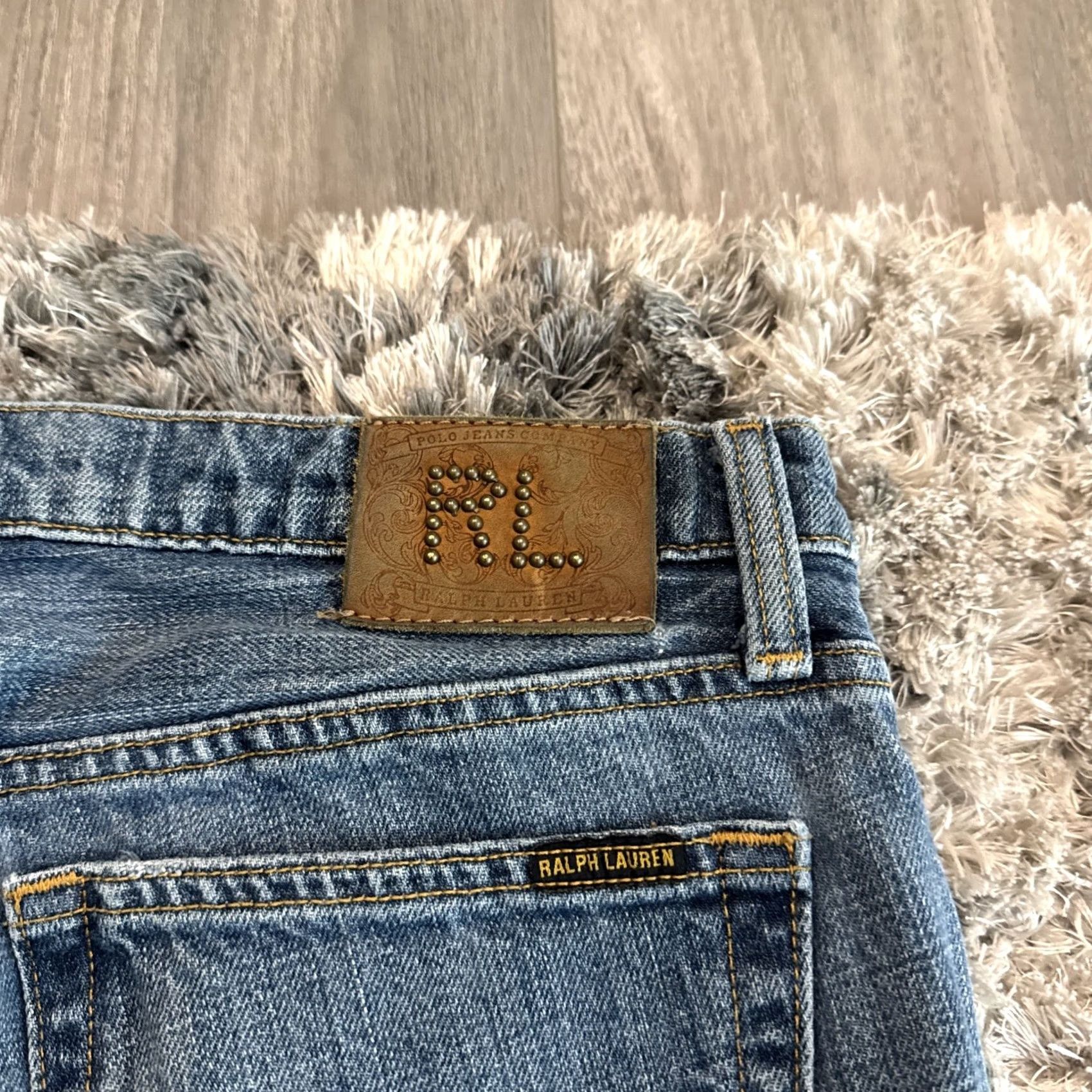 Ralph Lauren VINTAGE Ralph Lauren Jeans Mens Size 32x32 Blue Denim Straight Fit Casual 00’s Size US 32 / EU 48 - 4 Thumbnail