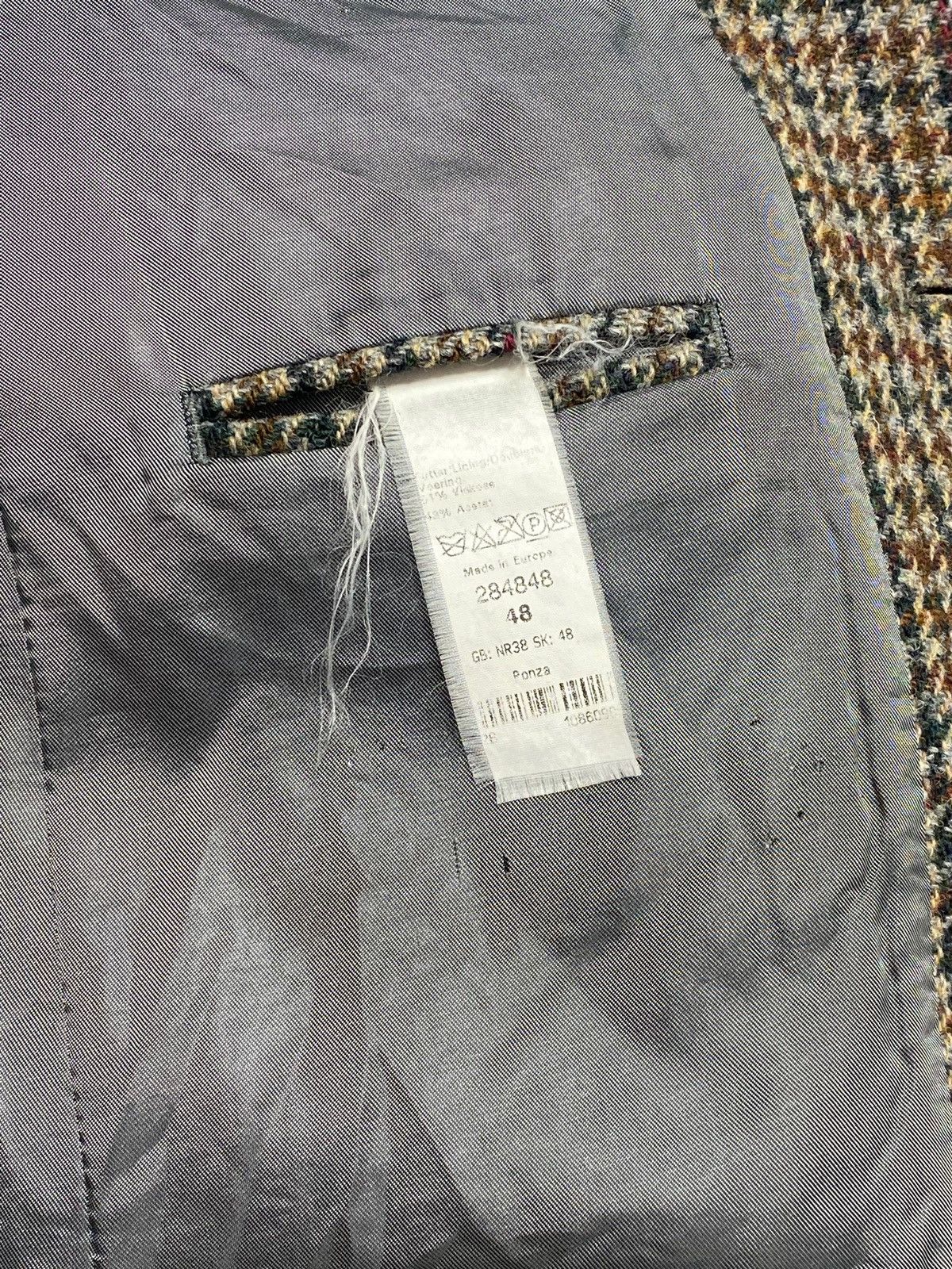 Harris Tweed Vintage HARRIS TWEED Wool Blazer Checkered Plaid Size 48R - 8 Thumbnail