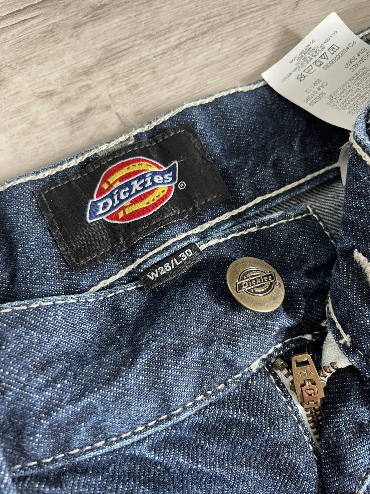 Dickies × Vintage Vintage Baggy Dickies Carpenter Japan Denim Y2k Jeans 28x30 Size US 28 / EU 44 - 11 Thumbnail