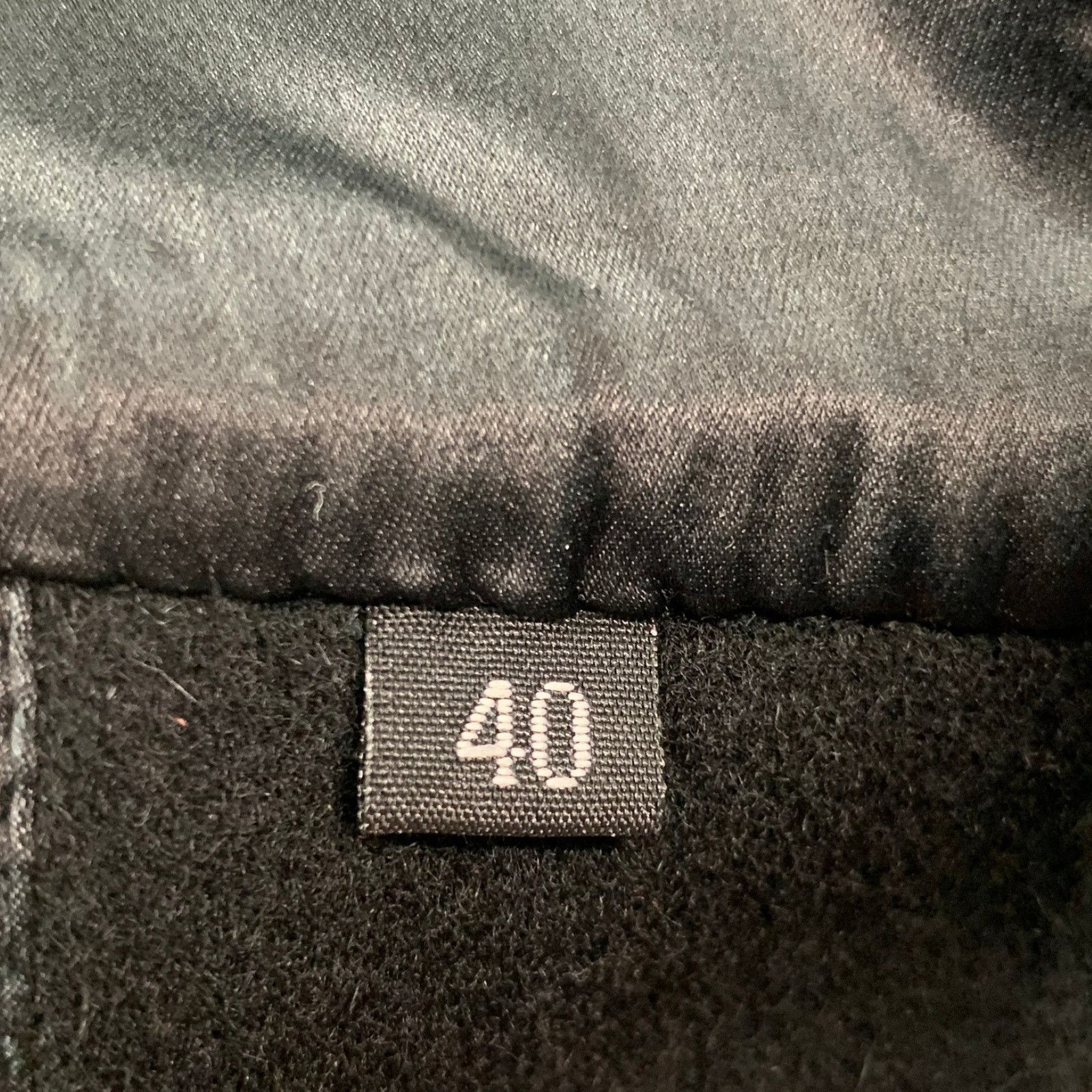 Barbara Bui BARBARA BUI 8 Black Wool Cashmere Leather Zip Up Mini Skirt Size 28" / US 6 / IT 42 - 5 Thumbnail