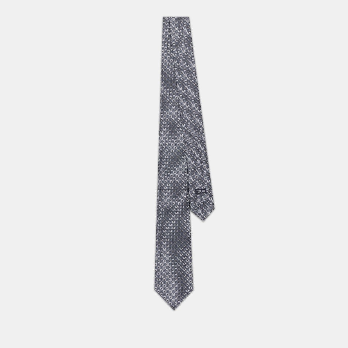 Dior o1bcso1str0126 Size:OS/Micro Cd Diamond Tie in Deep Grey Size ONE SIZE - 1 Thumbnail
