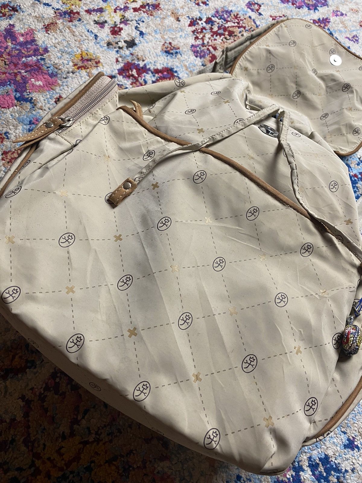 Japanese Brand × Jean Charles De Castelbajac Jean Charles De Castelbajac Logo Monogram Women Bagpack OS Size ONE SIZE - 7 Thumbnail