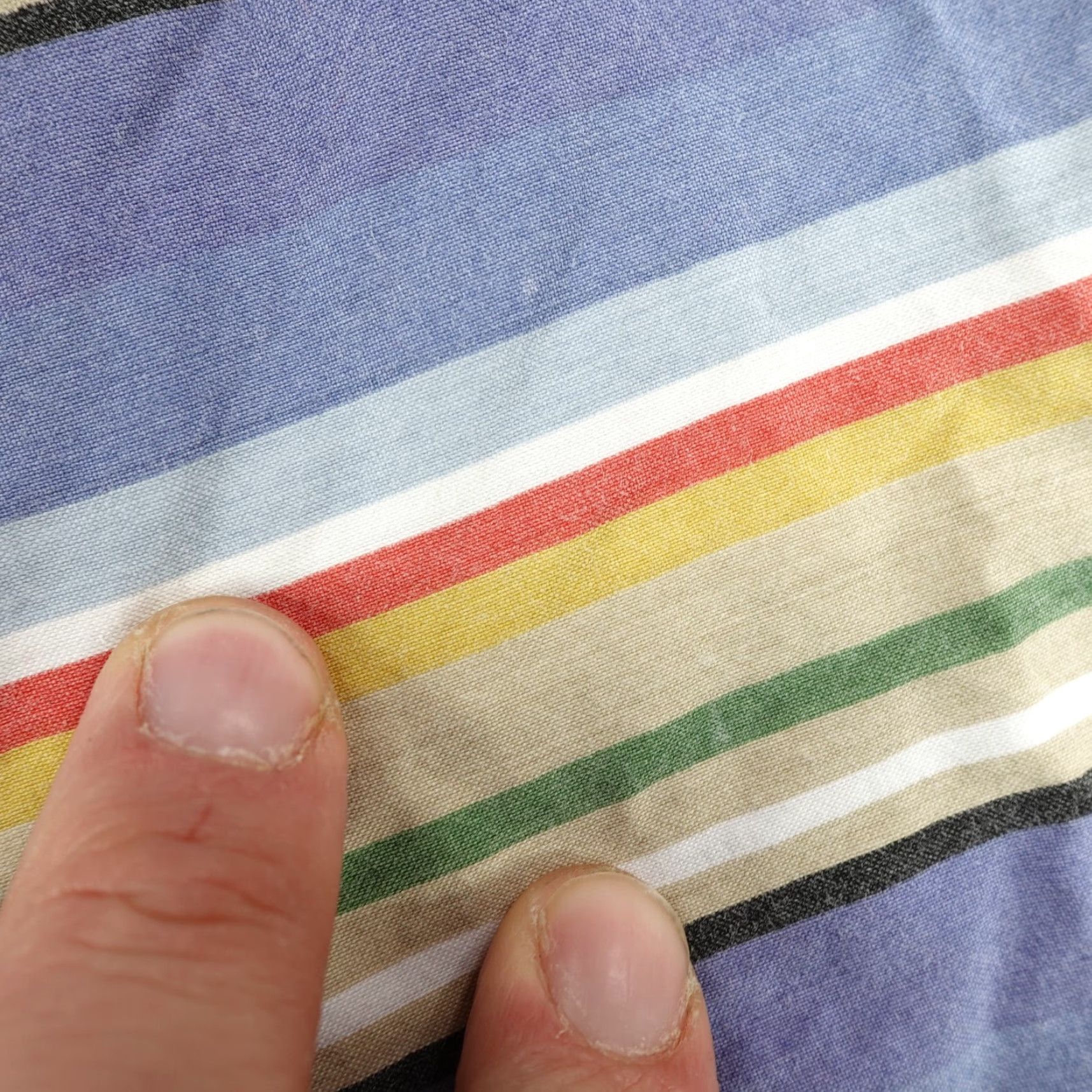 Polo Ralph Lauren VINTAGE Polo Ralph Lauren Board Shorts Men 38 Blue Striped Cotton Nylon 90s Beach Surf Lifeguard Pockets Drawstring Mens Size US M / EU 48-50 / 2 - 6 Thumbnail