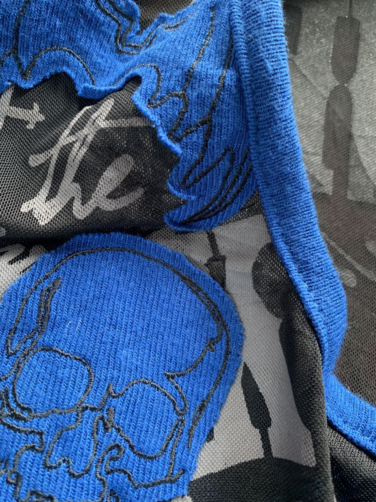 14th Addiction × Japanese Brand × Le Grande Bleu (L.G.B.) Ghotic Ghost of harlem mesh cardigan seditionaries punk Size M / US 6-8 / IT 42-44 - 5 Thumbnail