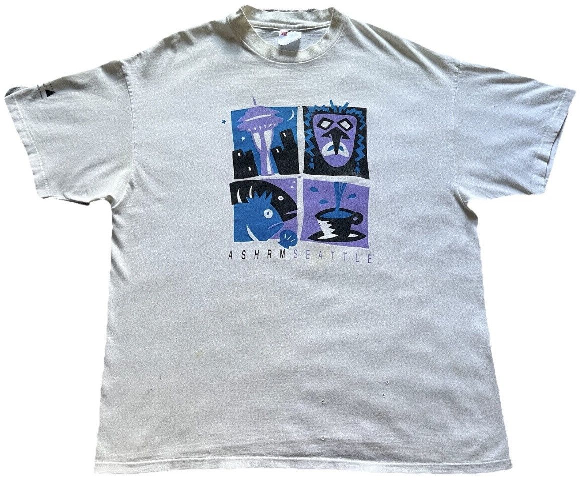 Streetwear × Vintage Vintage 90s Michel Jonasz Art Print Hanes T