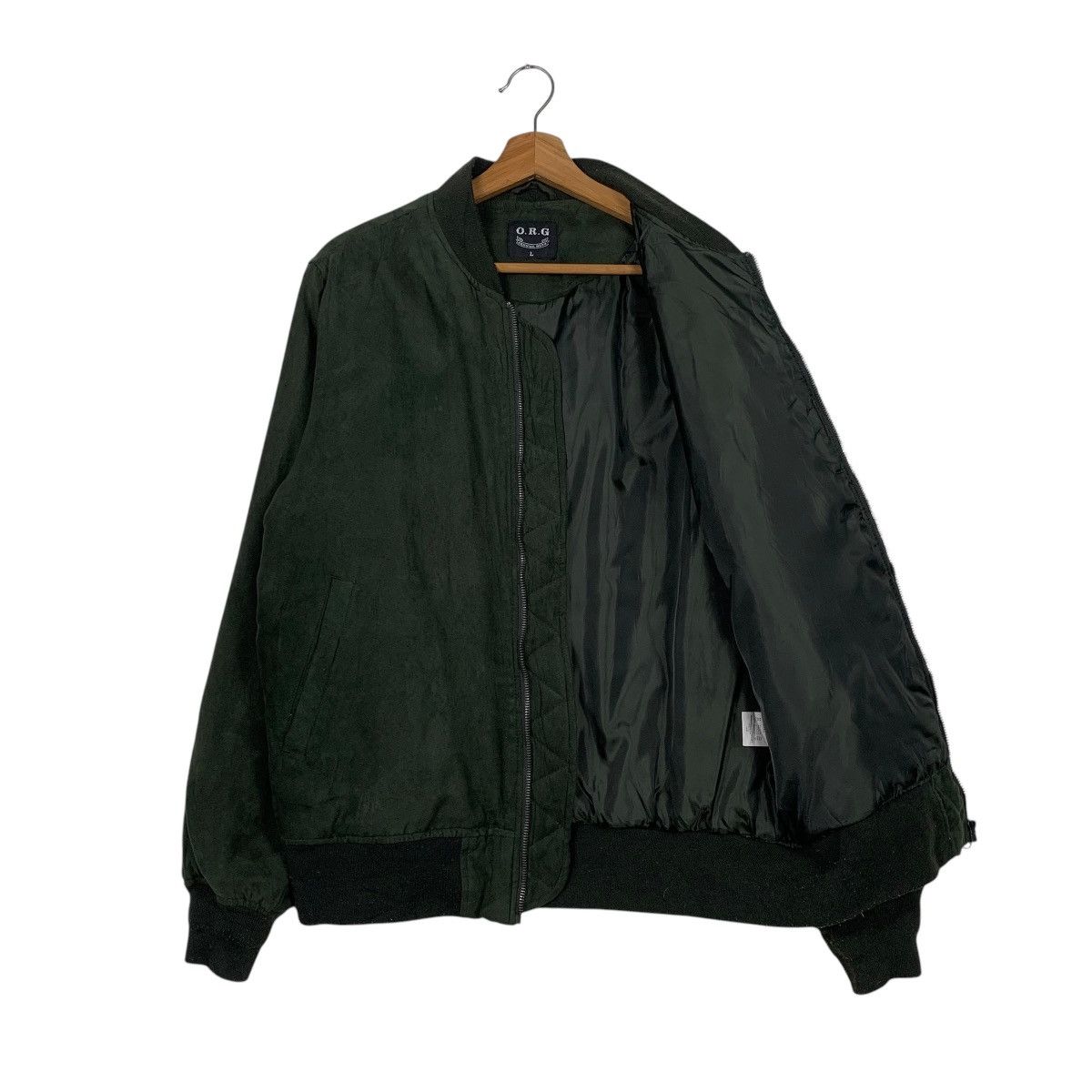 Japanese Brand Japanese Brand ORG Green Bomber Jacket Size US L / EU 52-54 / 3 - 9 Thumbnail