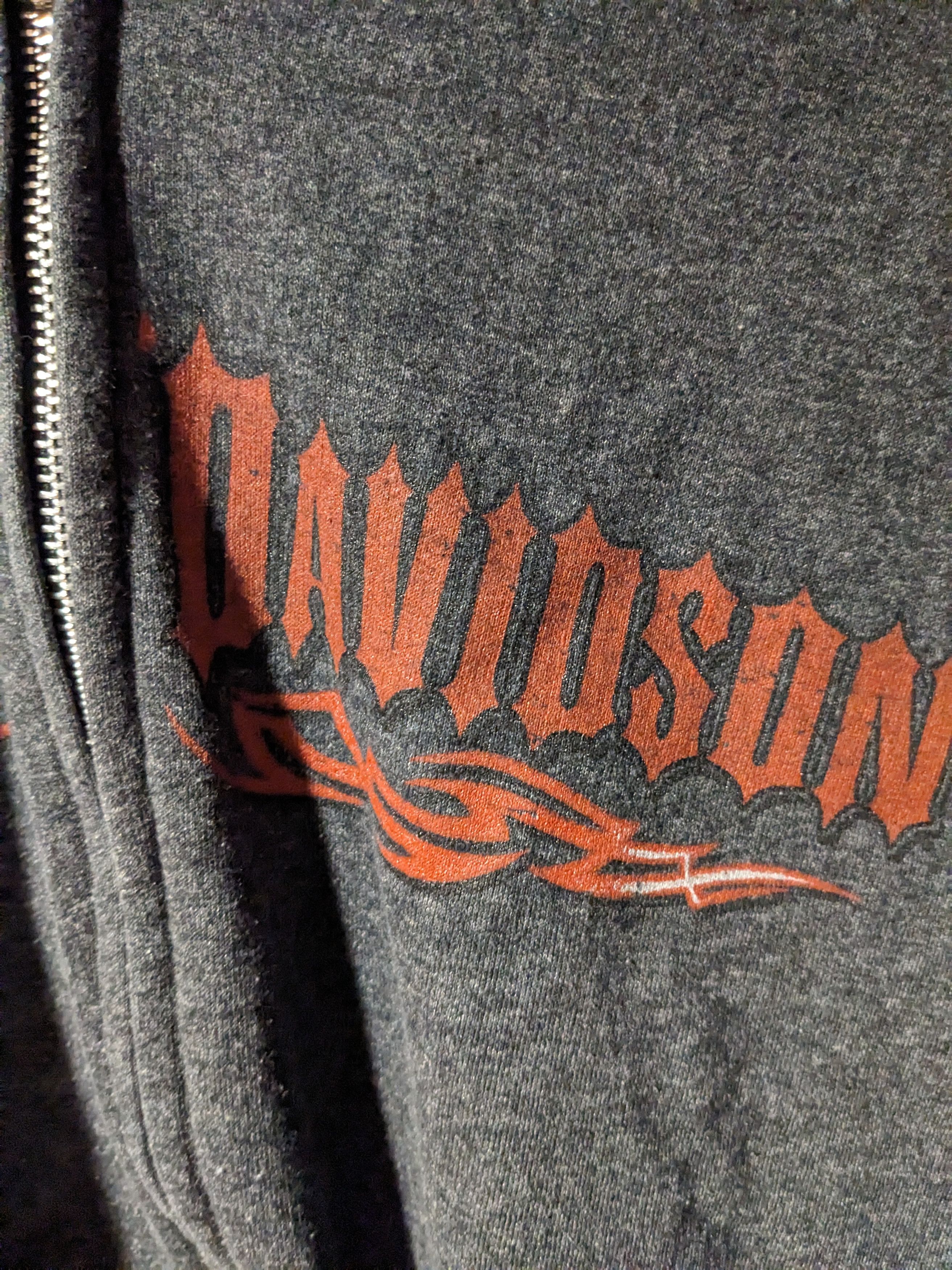 Harley Davidson × Vintage Vintage Y2K Harley Davidson Motorcycle Full Zip Hoodie Size US XXL / EU 58 / 5 - 4 Thumbnail