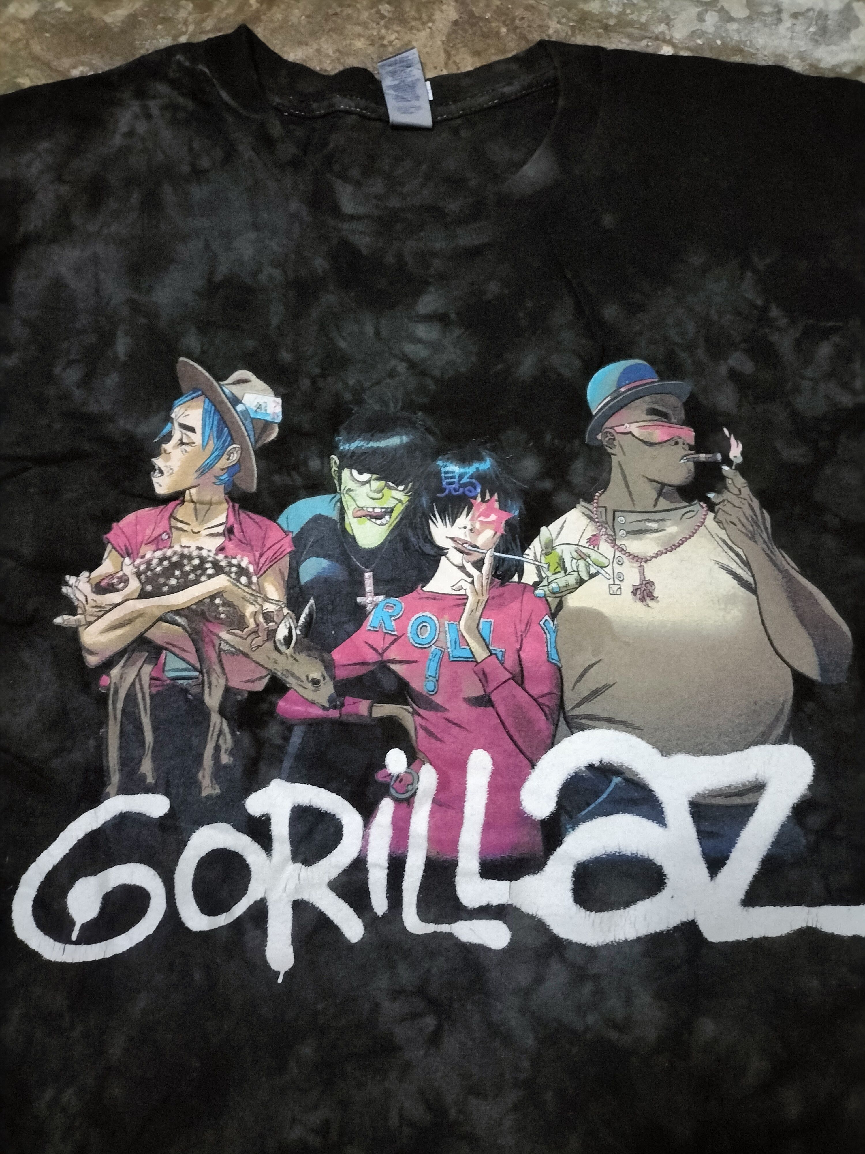 Band Tees Vintage Gorillaz Collection Band Fashion Tye Dye Size XL / US 12-14 / IT 48-50 - 2 Thumbnail