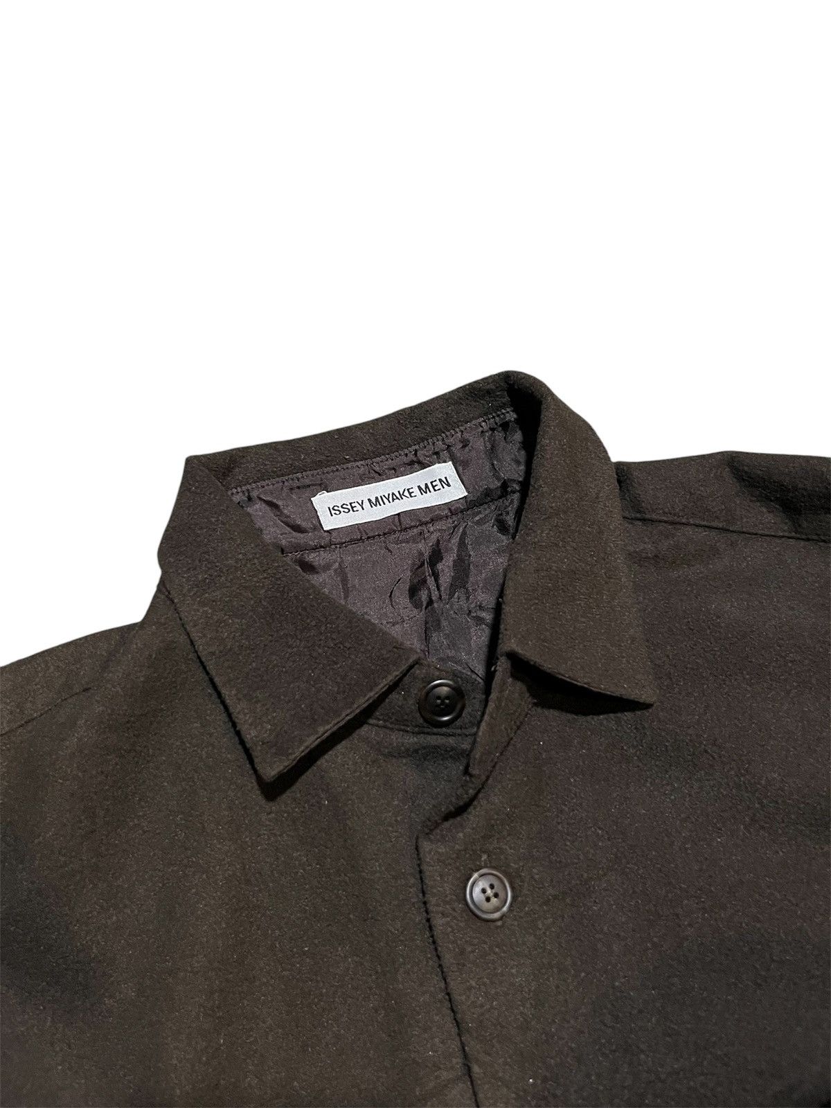 Issey Miyake Issey miyake shirt wool brown Size US XL / EU 56 / 4 - 2 Thumbnail